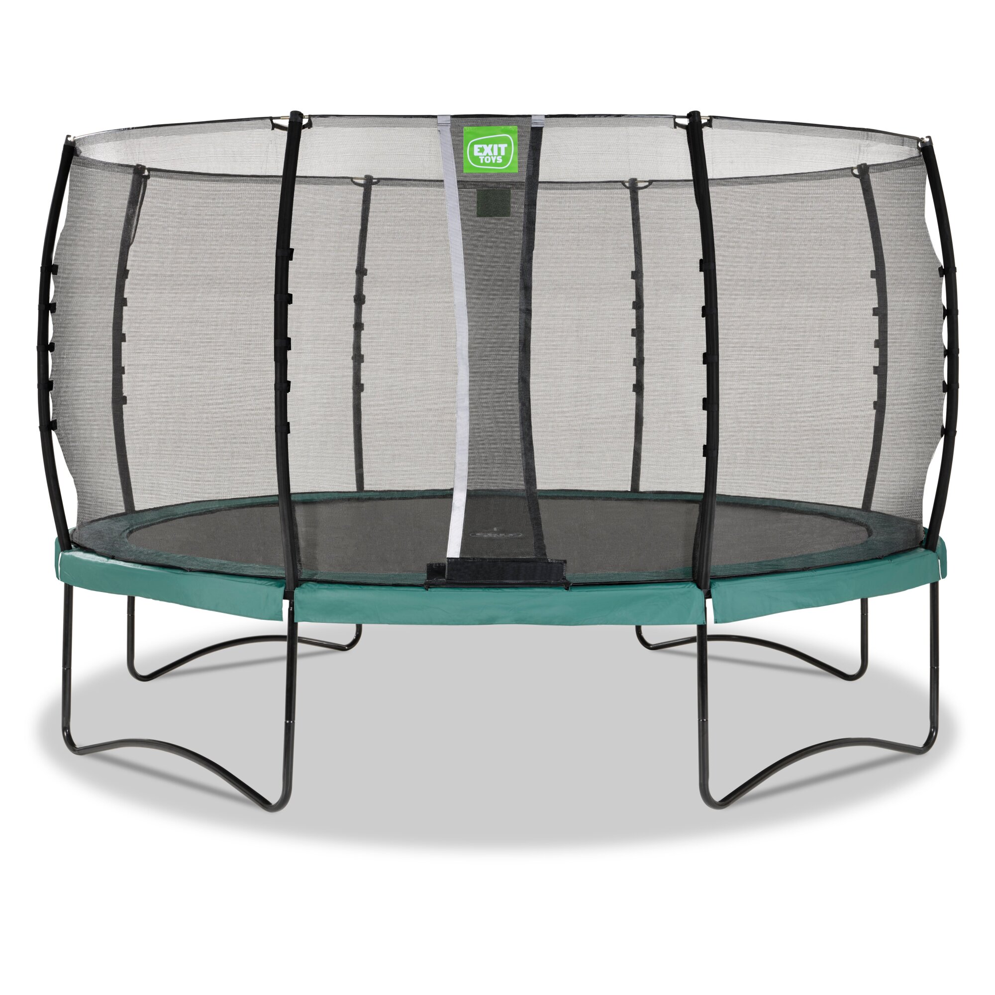 EXIT Allure Classic trampoline Ø427cm met veiligheidsnet - Groen