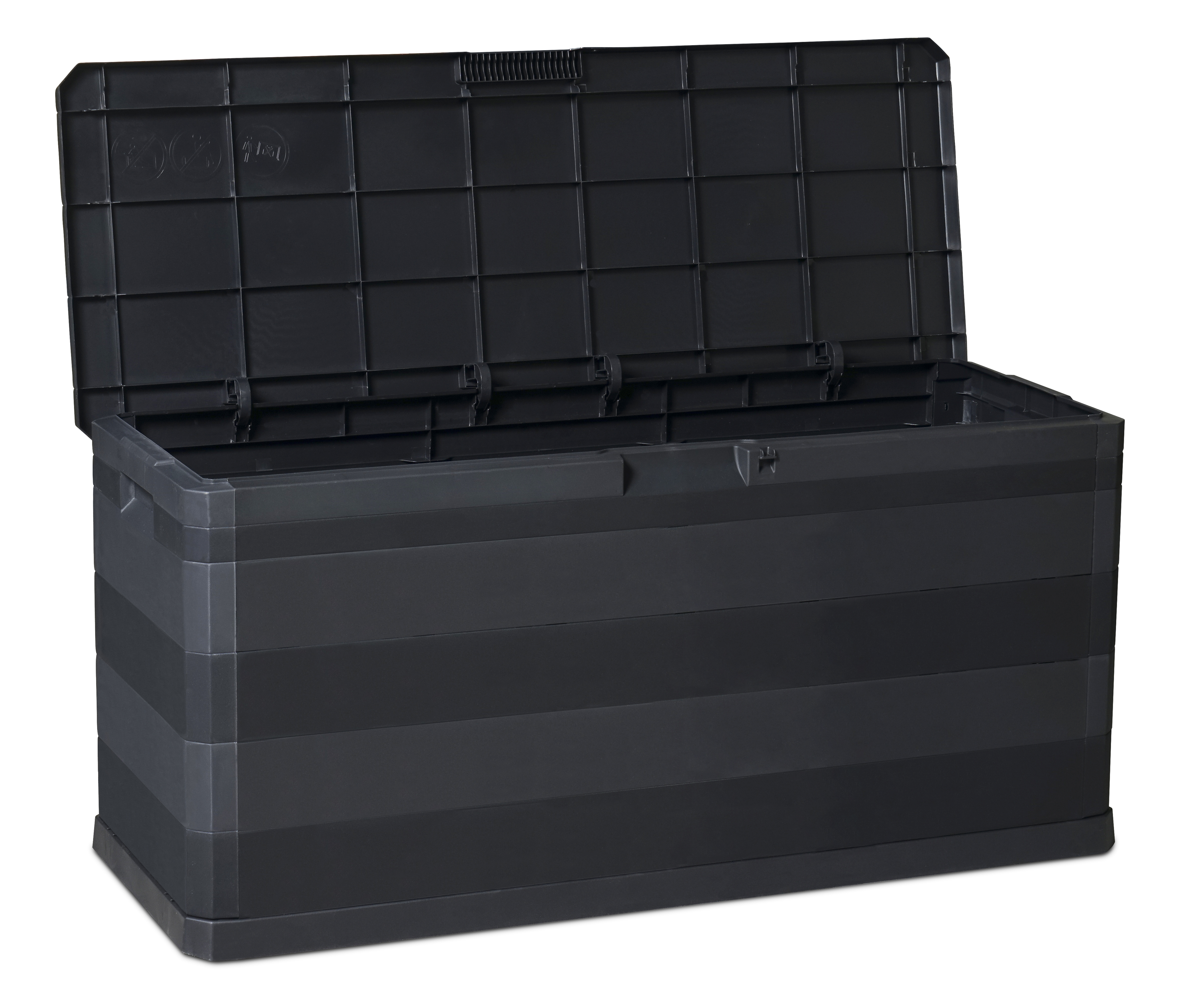 Toomax Elegance opbergbox - 280L - antraciet Toomax Elegance opbergbox - 280L - antraciet