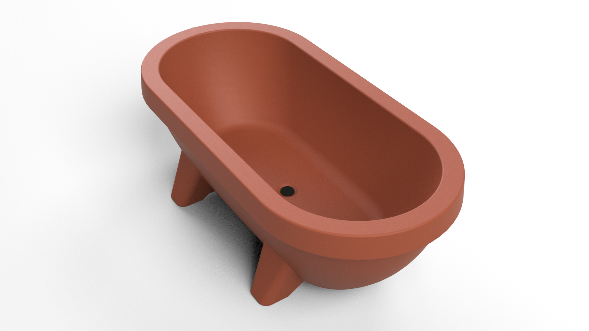 Gardentub tuinbad - Terracotta