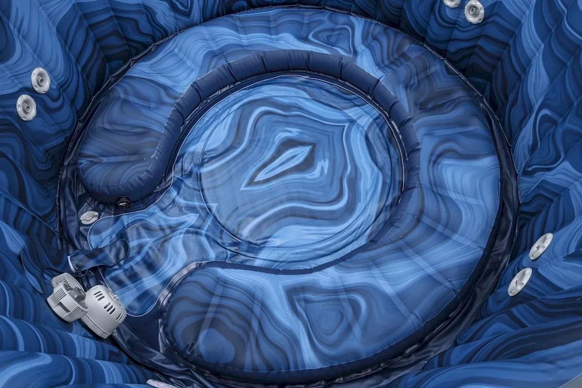 Lay-Z spa Santorini HydroJet Pro opblaasbare spa - 7 persoons