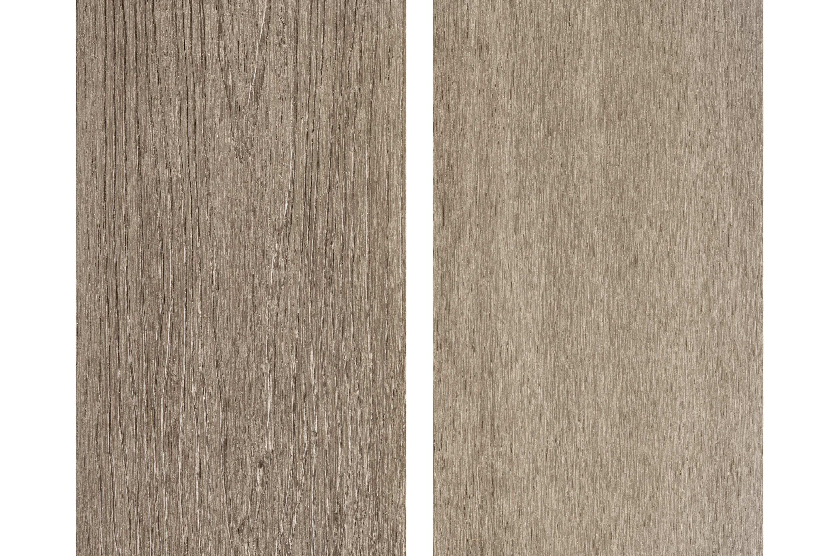 PuraShield vlonderplank composiet - 300 cm - Semi-massief - Voor clips - 21 cm breed - Lichtgrijs