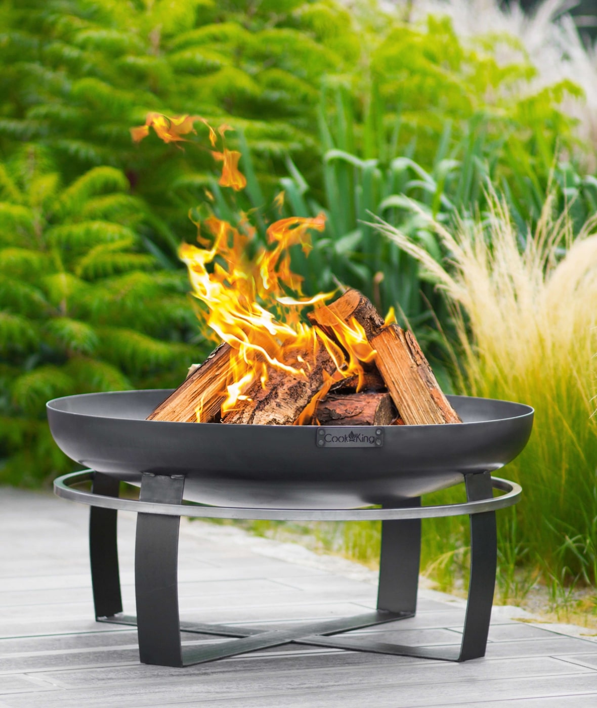 CookKing Viking vuurschaal - Ø70 cm - zwart staal