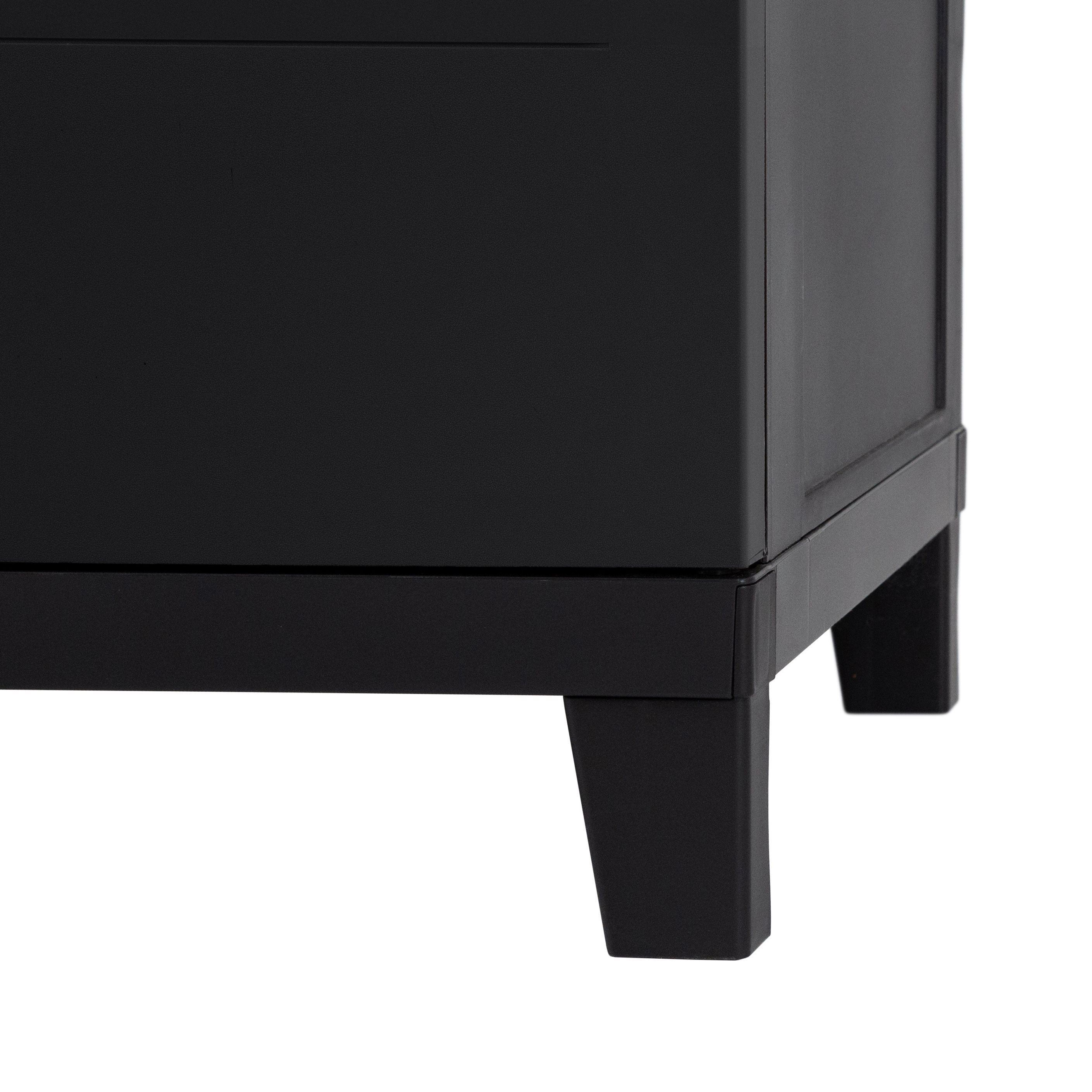 Toomax Prime opbergkast laag - Antraciet 