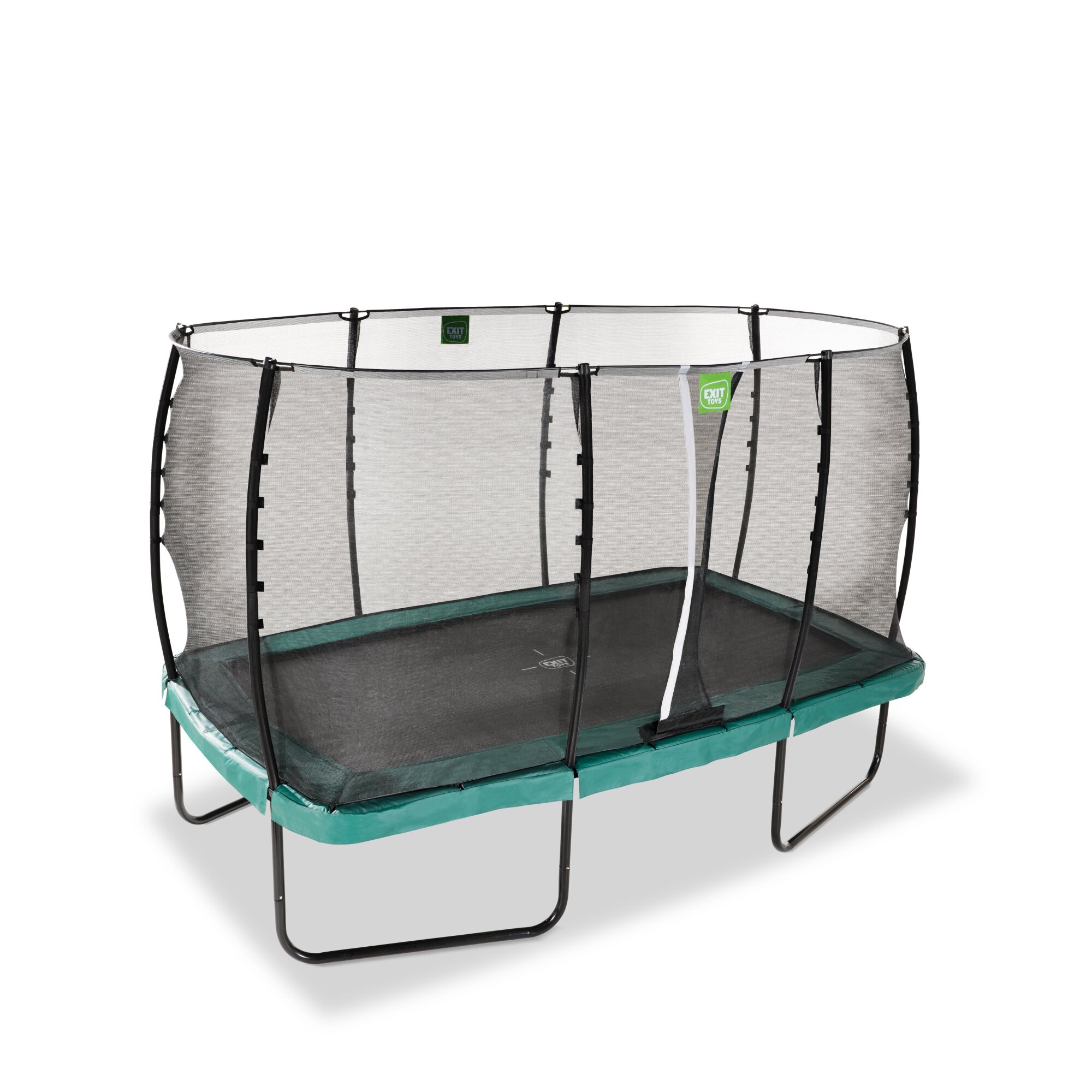 EXIT Allure Classic trampoline 214 x 366 cm met veiligheidsnet - Groen