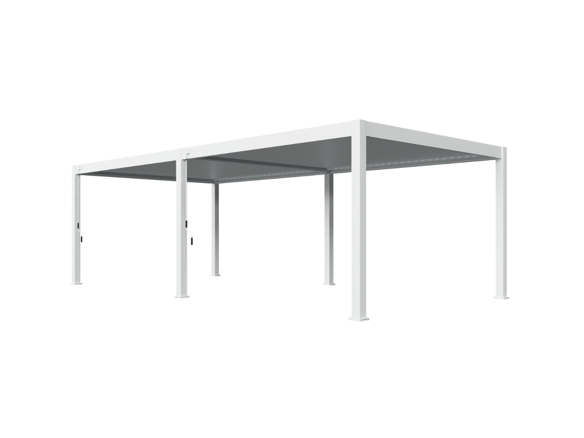 Orion Premium overkapping - 400x800 cm - Wit