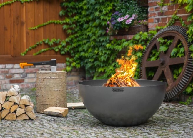 CookKing Dallas premium vuurschaal - Ø85 cm - zwart staal CookKing Dallas premium vuurschaal - Ø85 cm - zwart staal