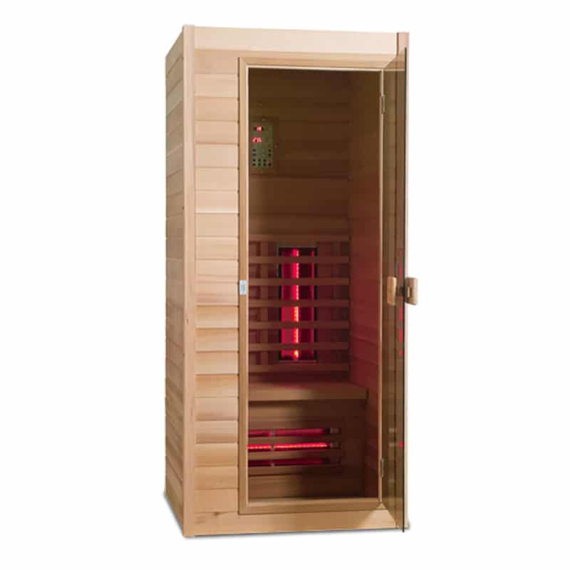 Novum Health Company 1 - Eenpersoons infrarood sauna - met Full Spectrum stralers