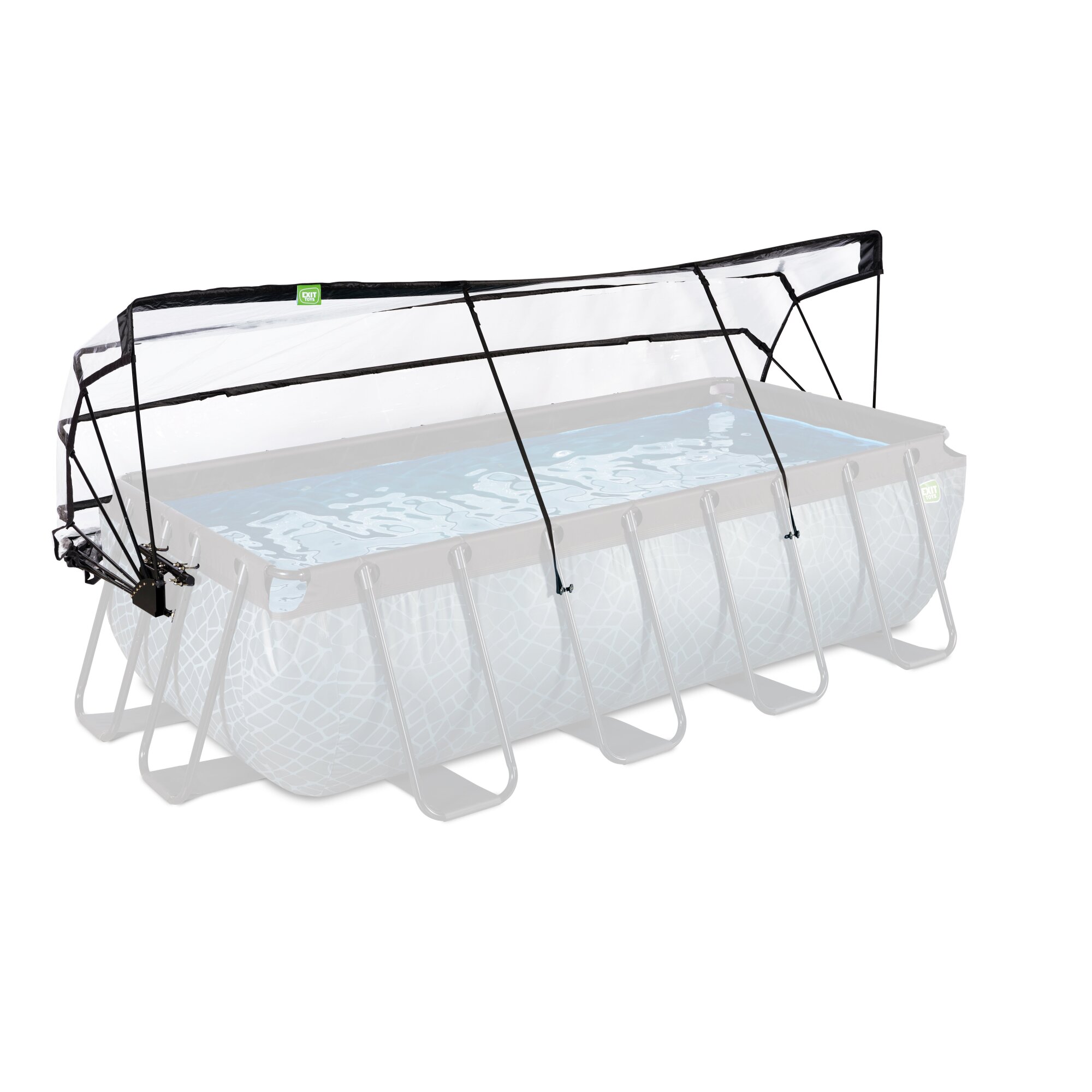 EXIT universele zwembad overkapping 400 x 200 cm 