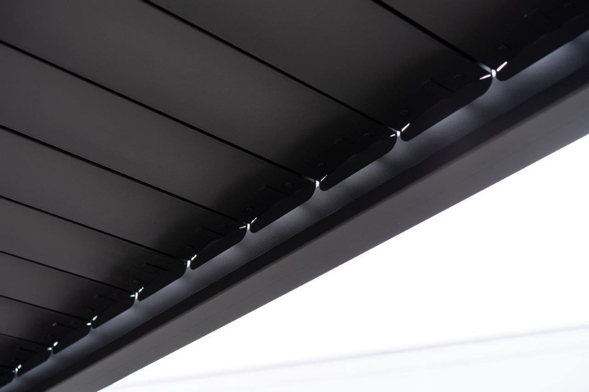 Mirador Basic overkapping - 300x300 cm - Antraciet