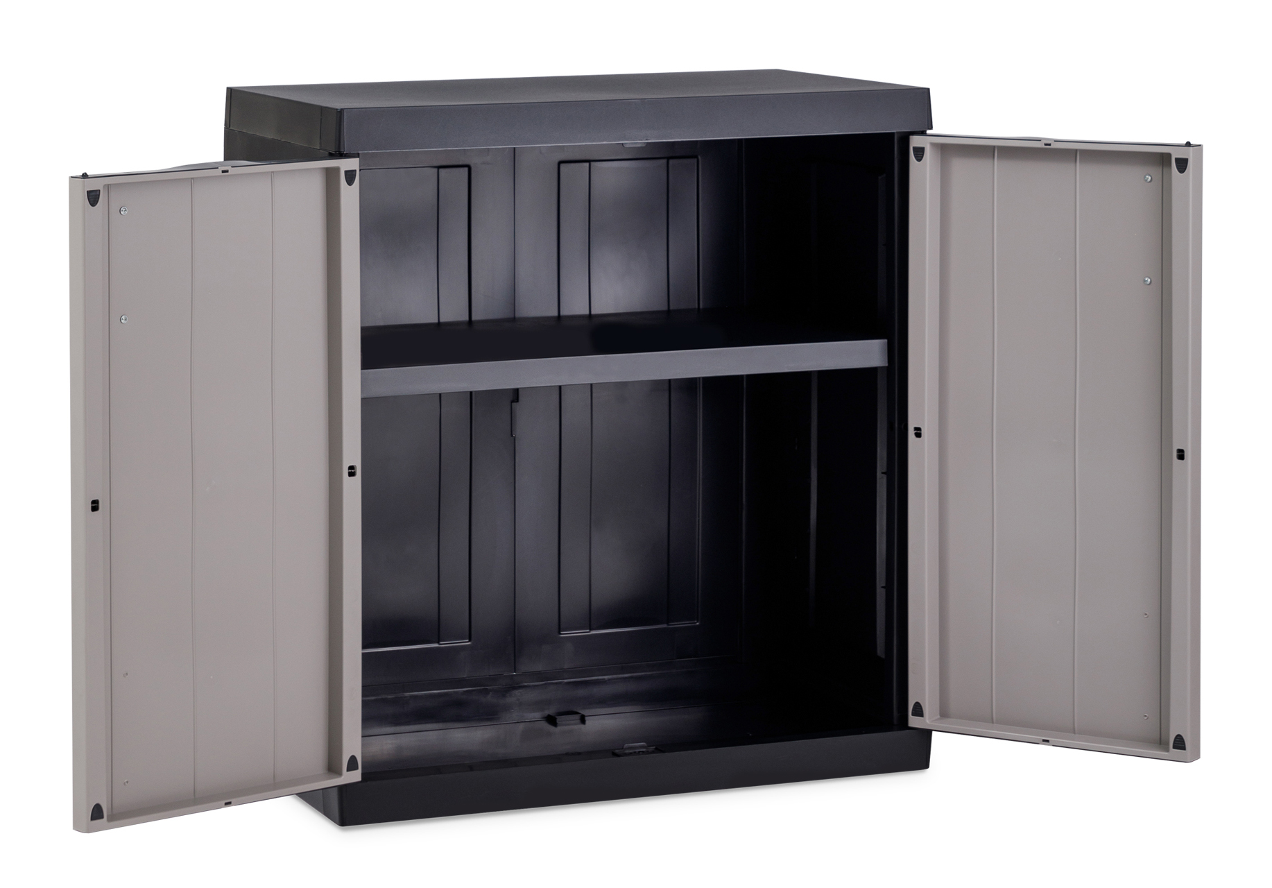 Toomax Bios mega opbergkast laag - lichtgrijs/antraciet