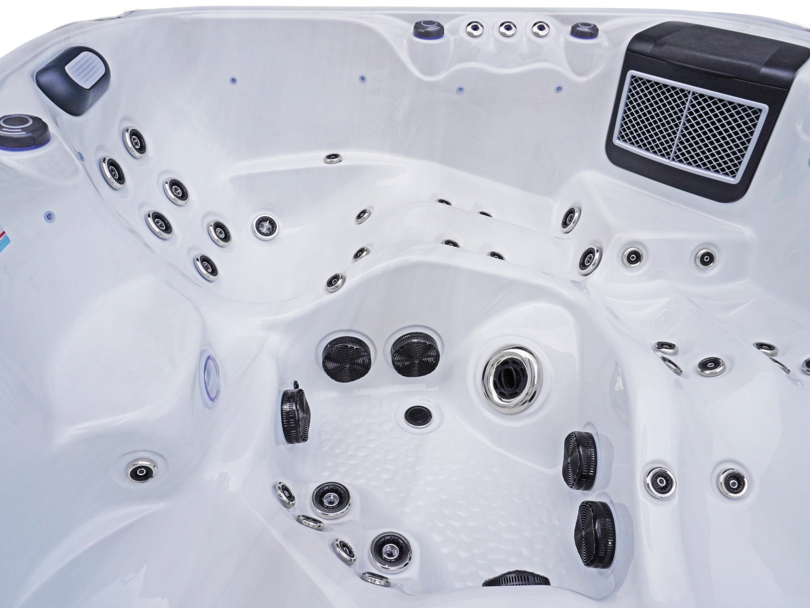 Orion Treasure spa X4 - 5 persoons - Lichtgrijs - Plug and Play