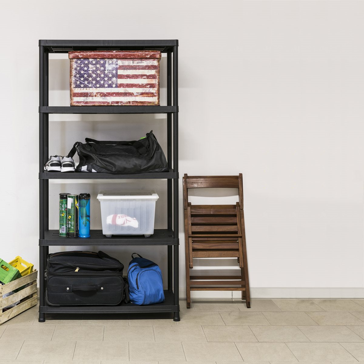 Toomax universal pro opbergrek - 5 planken - 90x40x180 cm