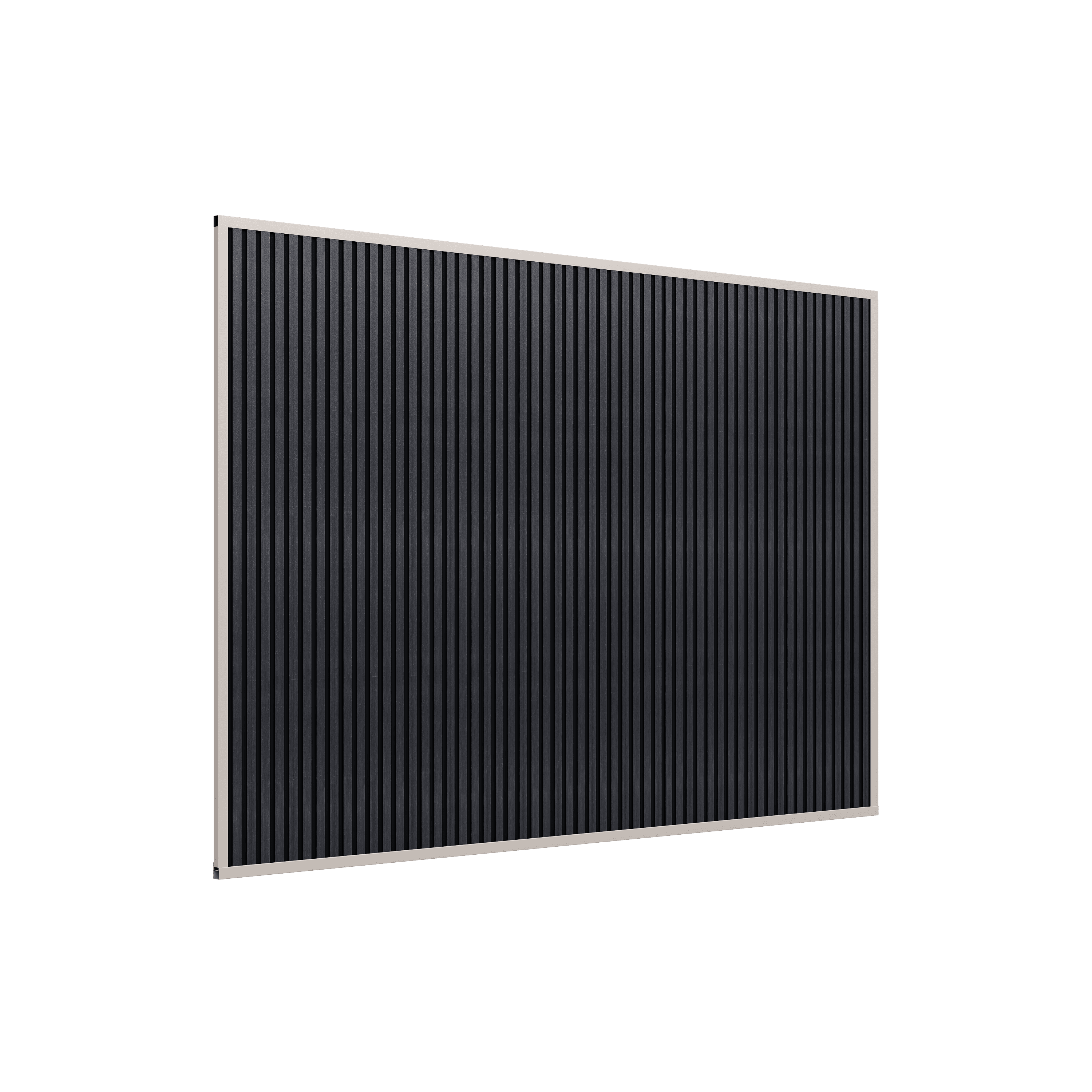 Orion composietwand - 360x236 cm - Voor 3,6m kant - Kiezelgrijs/antraciet