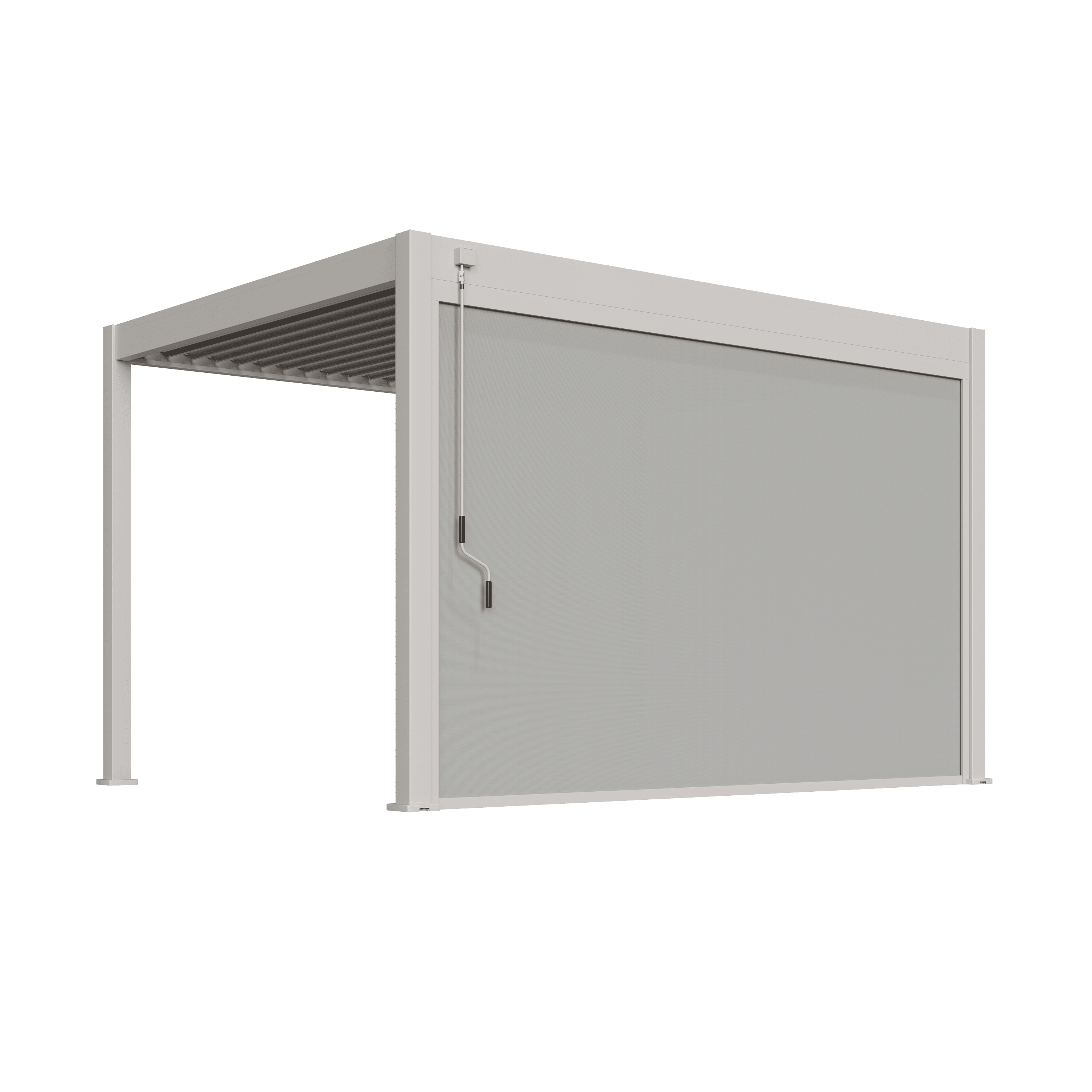 Orion windscherm - 265 cm - Kiezelgrijs