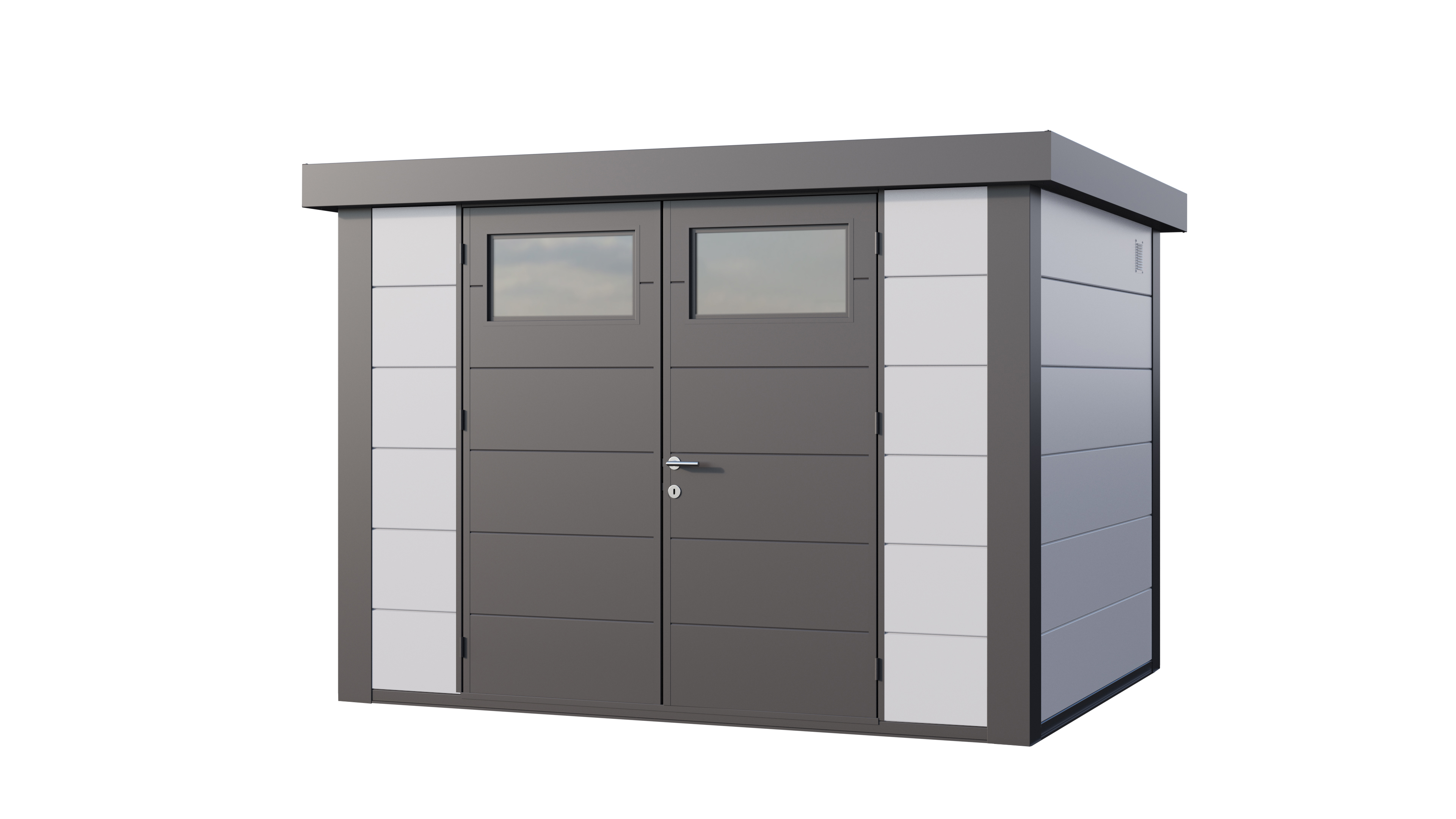 Telluria Classico 3024 tuinhuis - 298 x 238 cm - wit/antraciet