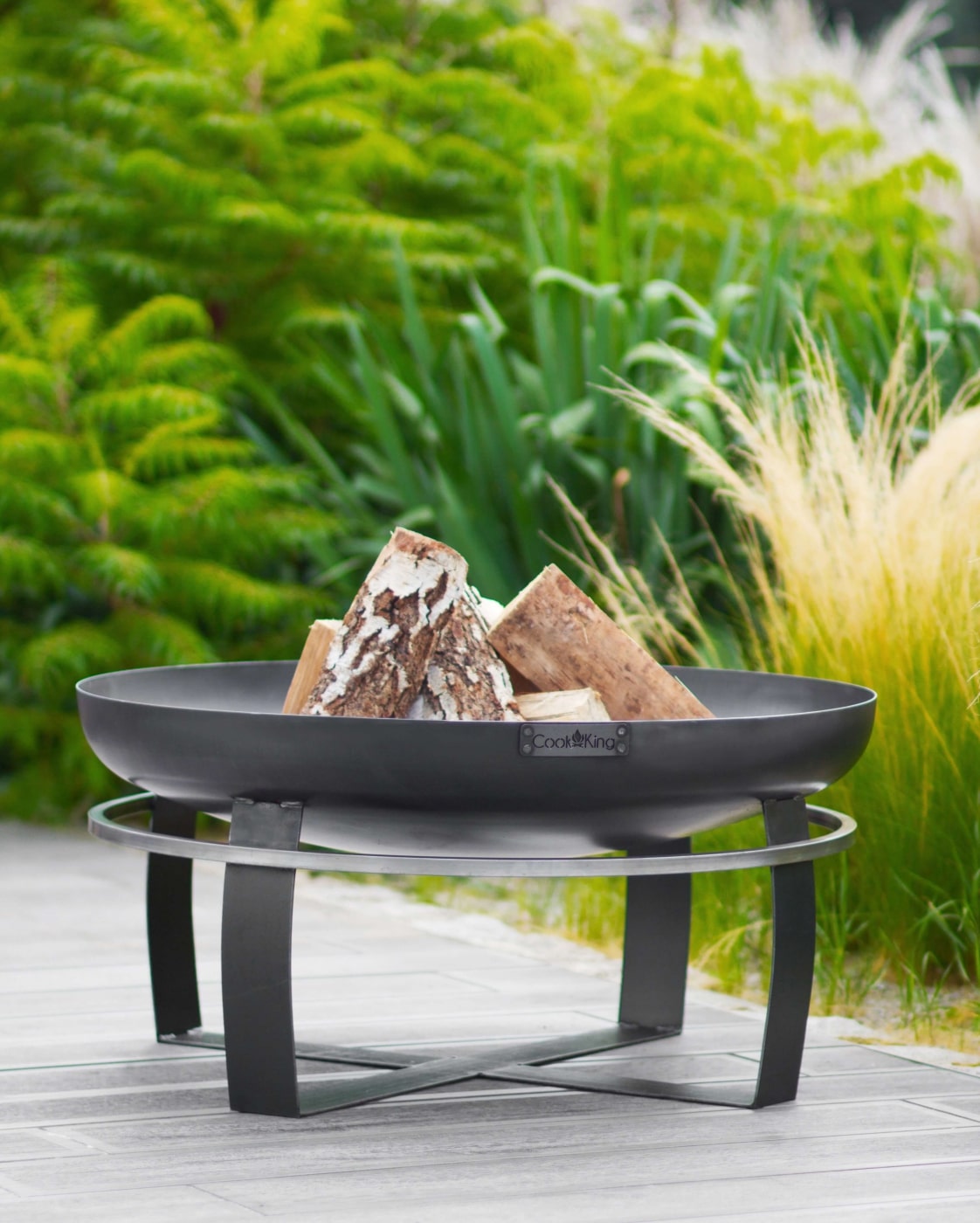 CookKing Viking vuurschaal - Ø70 cm - zwart staal