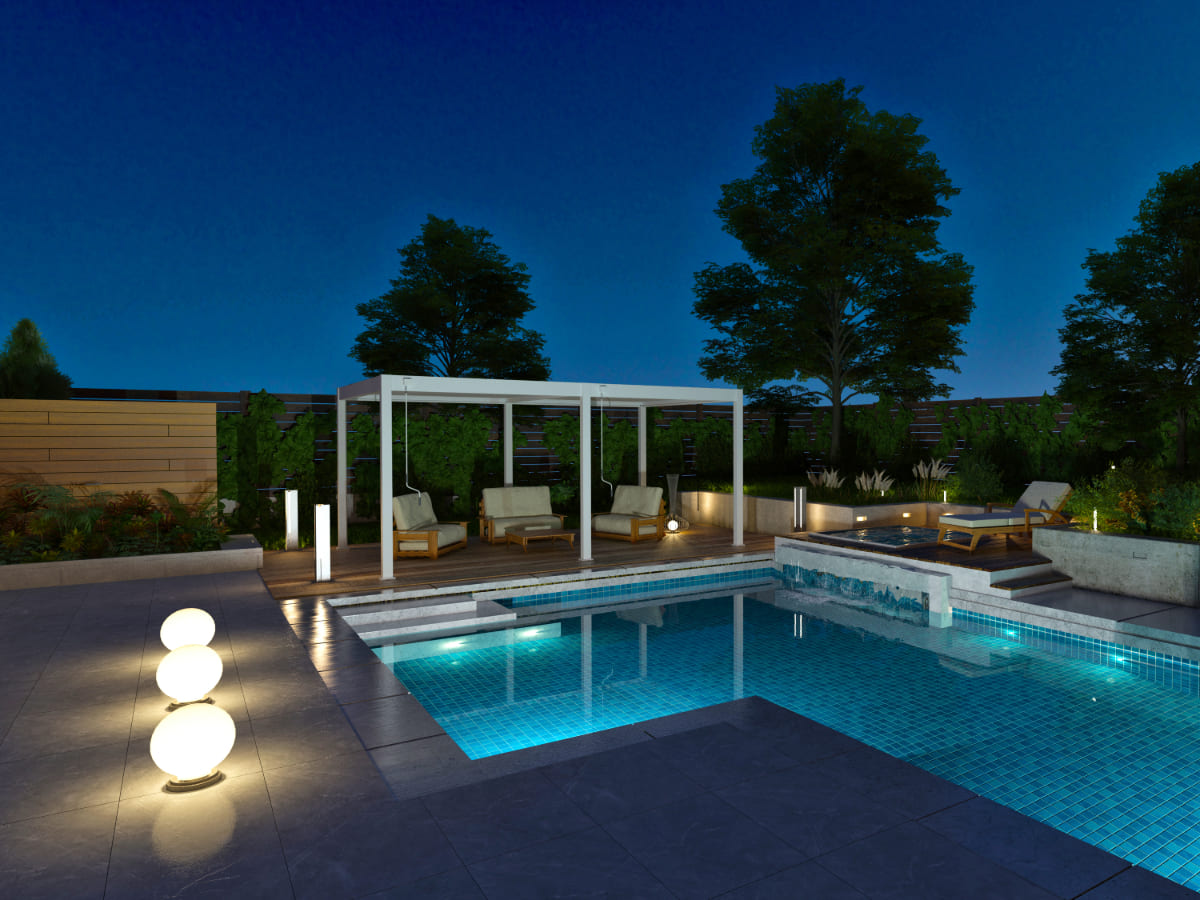 Orion Deluxe overkapping - 360x530 cm - Wit