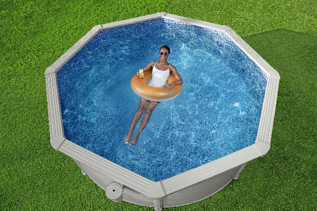 Bestway Hydrium metalen zwembad Ø 360 x 120 cm - met zandfilterpomp en accessoires Bestway Hydrium metalen zwembad Ø 360 x 120 cm - met zandfilterpomp en accessoires