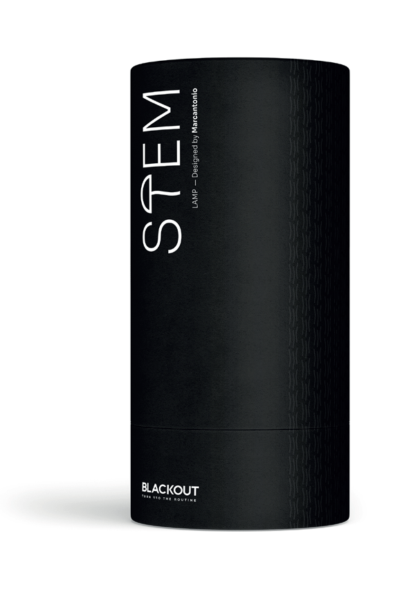 Blackout STEM oplaadbare tafellamp - Roestbruin - Geschikt voor buiten - Design lamp - Draadloos en dimbaar - 5000 mAh - Zeer geschikt voor op tafel