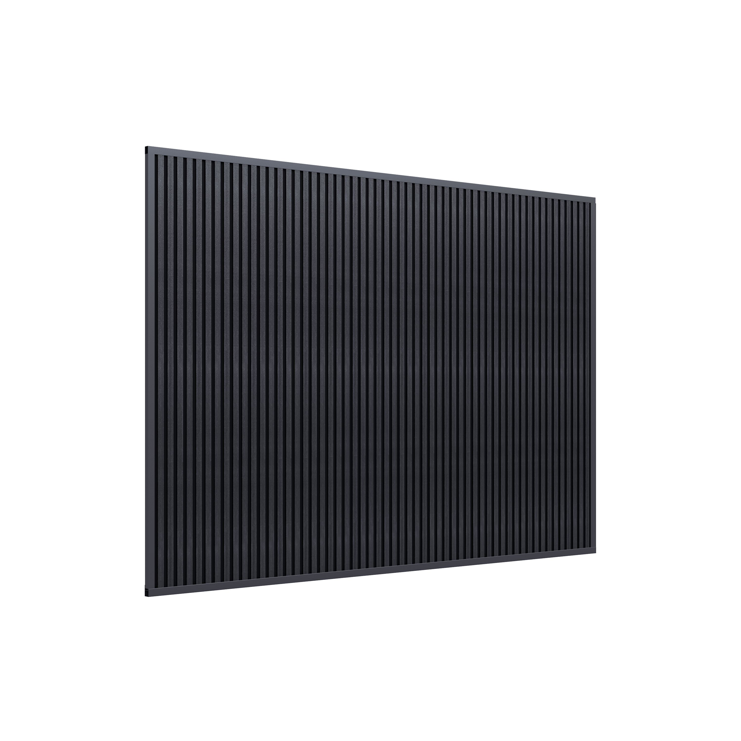 Orion composietwand - 360x236 cm - Voor 3,6 m kant - Antraciet/antraciet