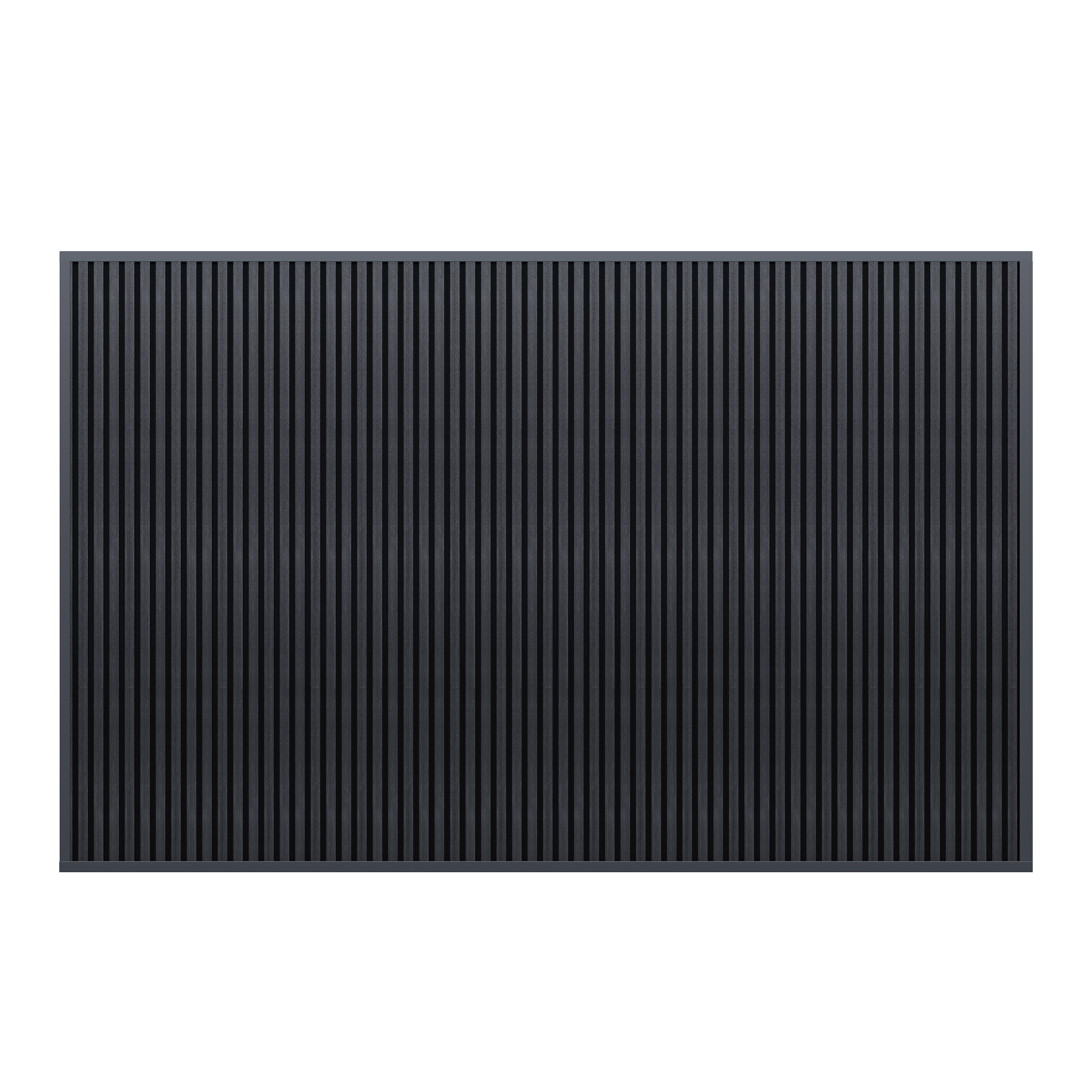 Orion composietwand - 400x236 cm - Voor 4 m kant - Antraciet/antraciet