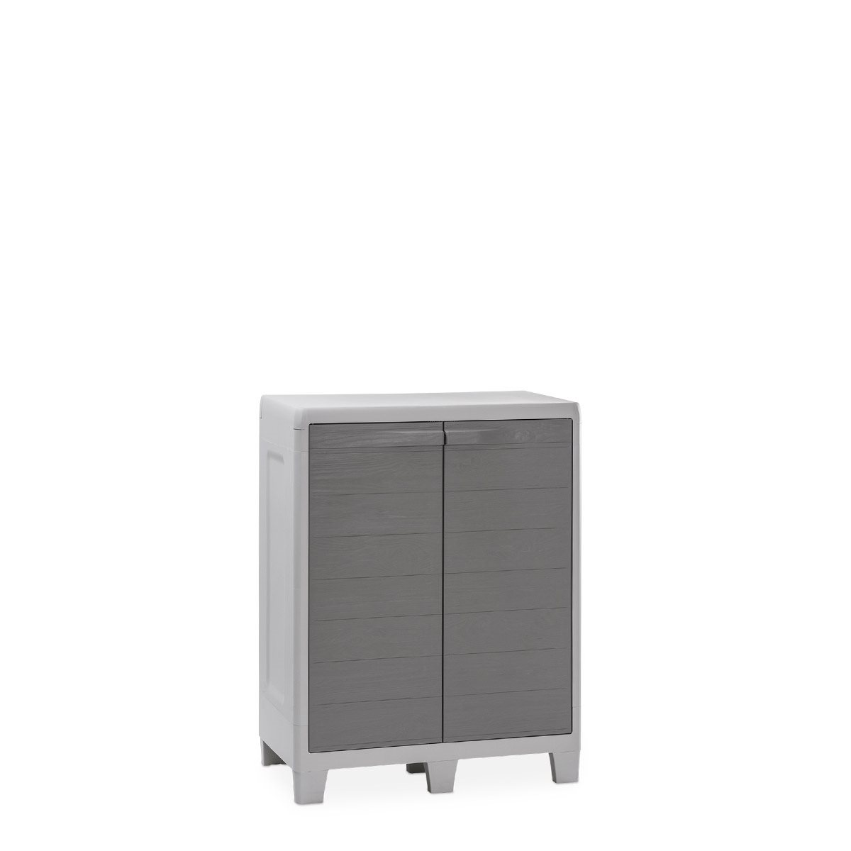 Toomax Woody's XL opbergkast laag - lichtgrijs/donkergrijs