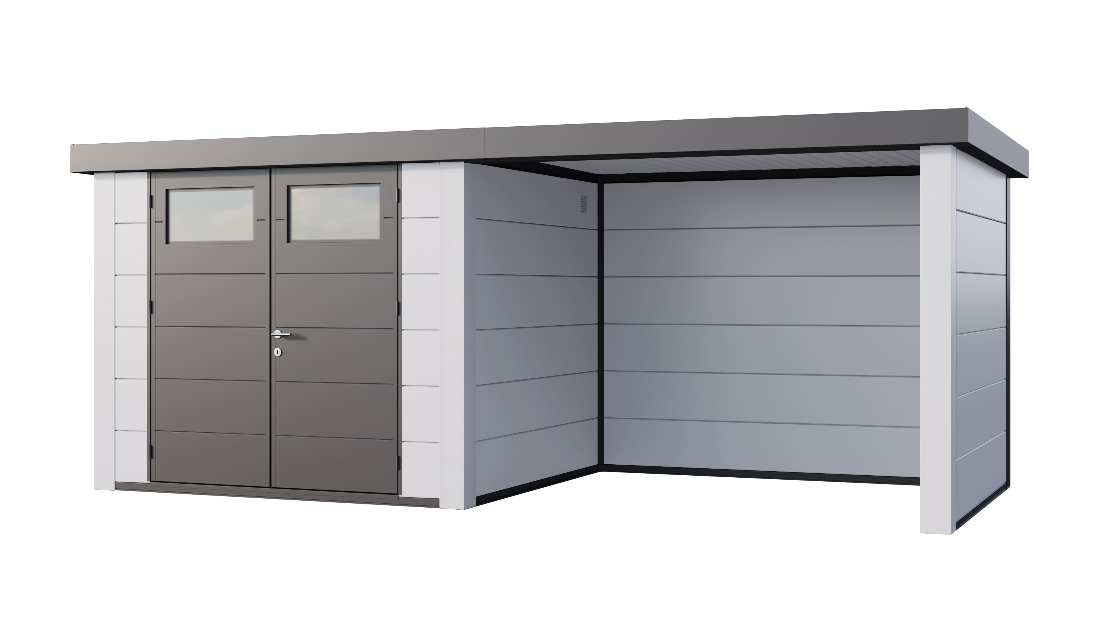 Telluria Classico 2724 tuinhuis inclusief dichte lounge - 552 x 238 cm - wit