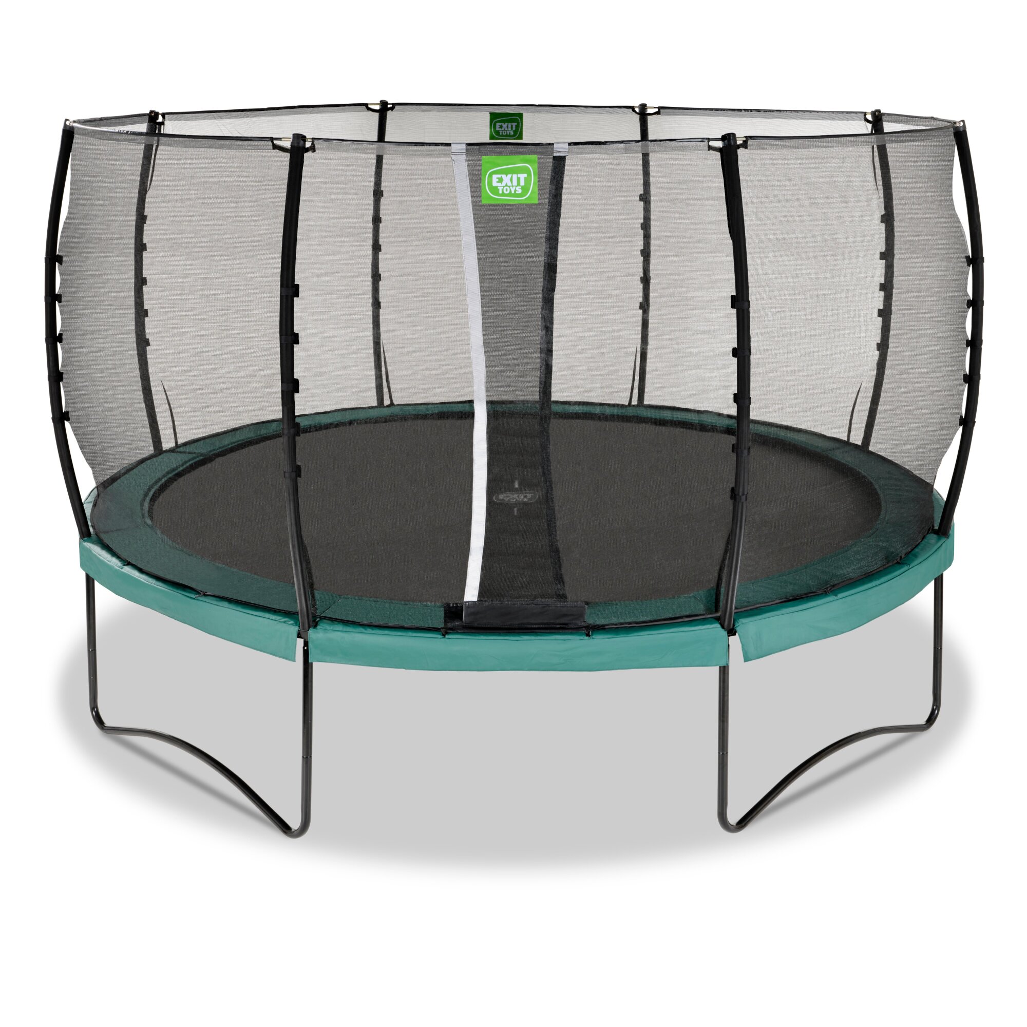 EXIT Allure Classic trampoline Ø427cm met veiligheidsnet - Groen