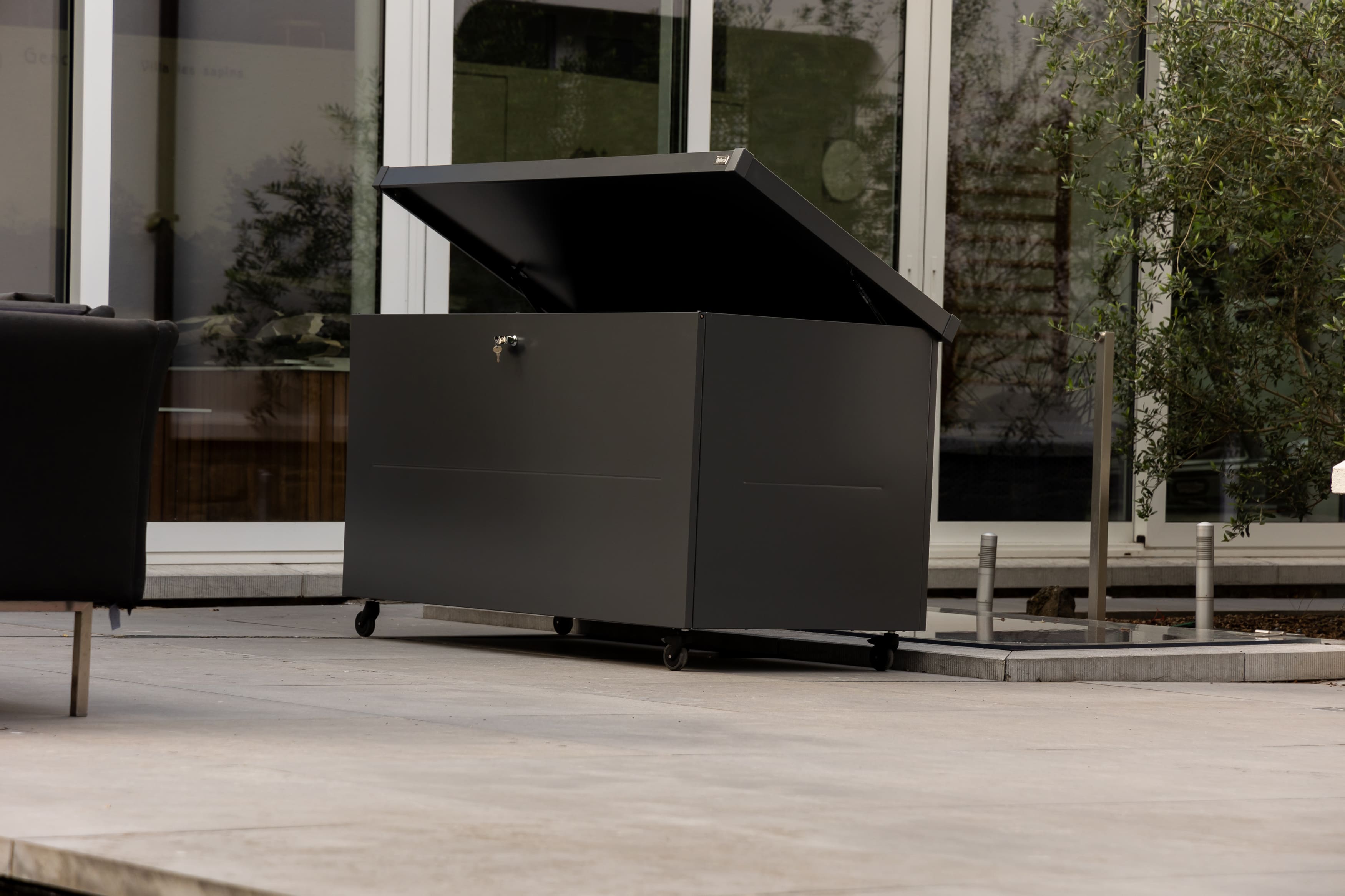 Telluria Nevio 160 opbergbox - 870 liter - grijs