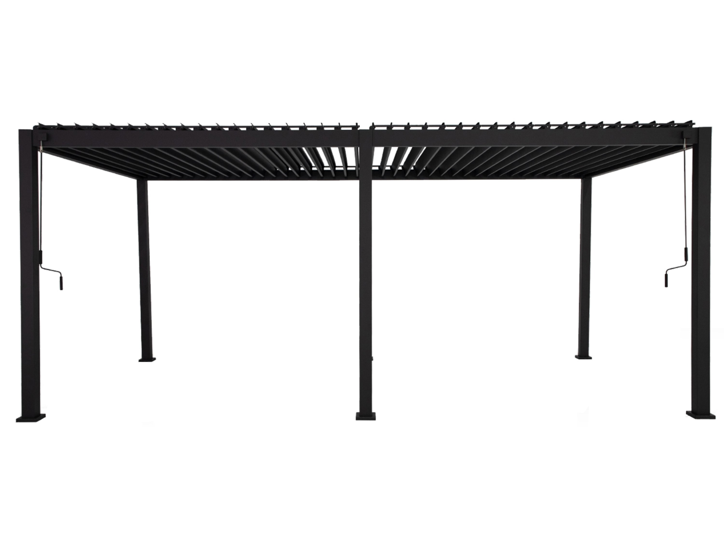 Mirador Deluxe overkapping - 300 x 600 cm - antraciet