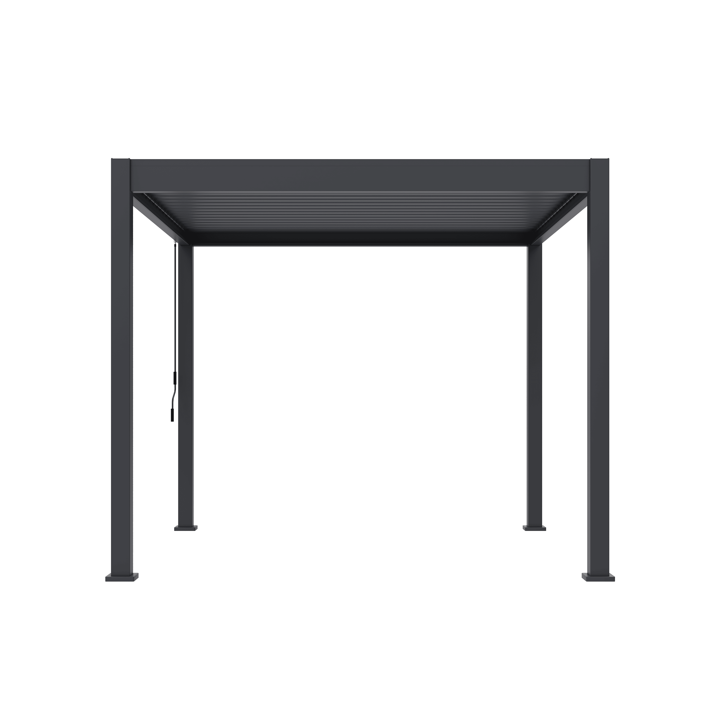 Orion Comfort overkapping - 300x300 cm - Antraciet