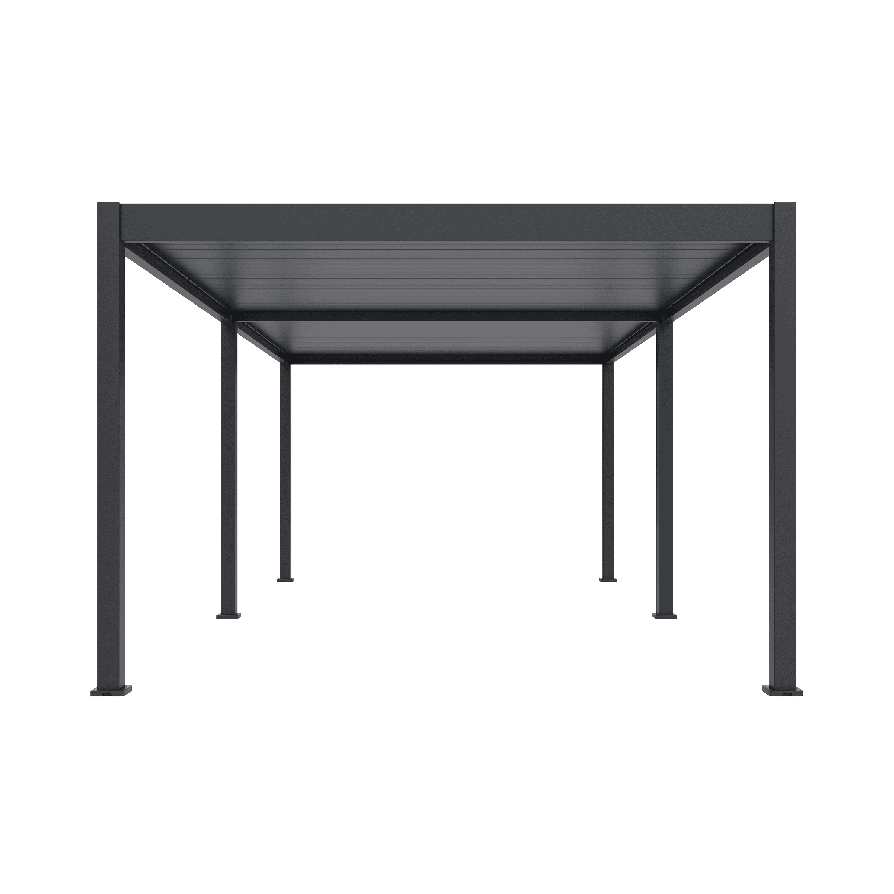 Orion Deluxe overkapping - 360x720 cm - Antraciet