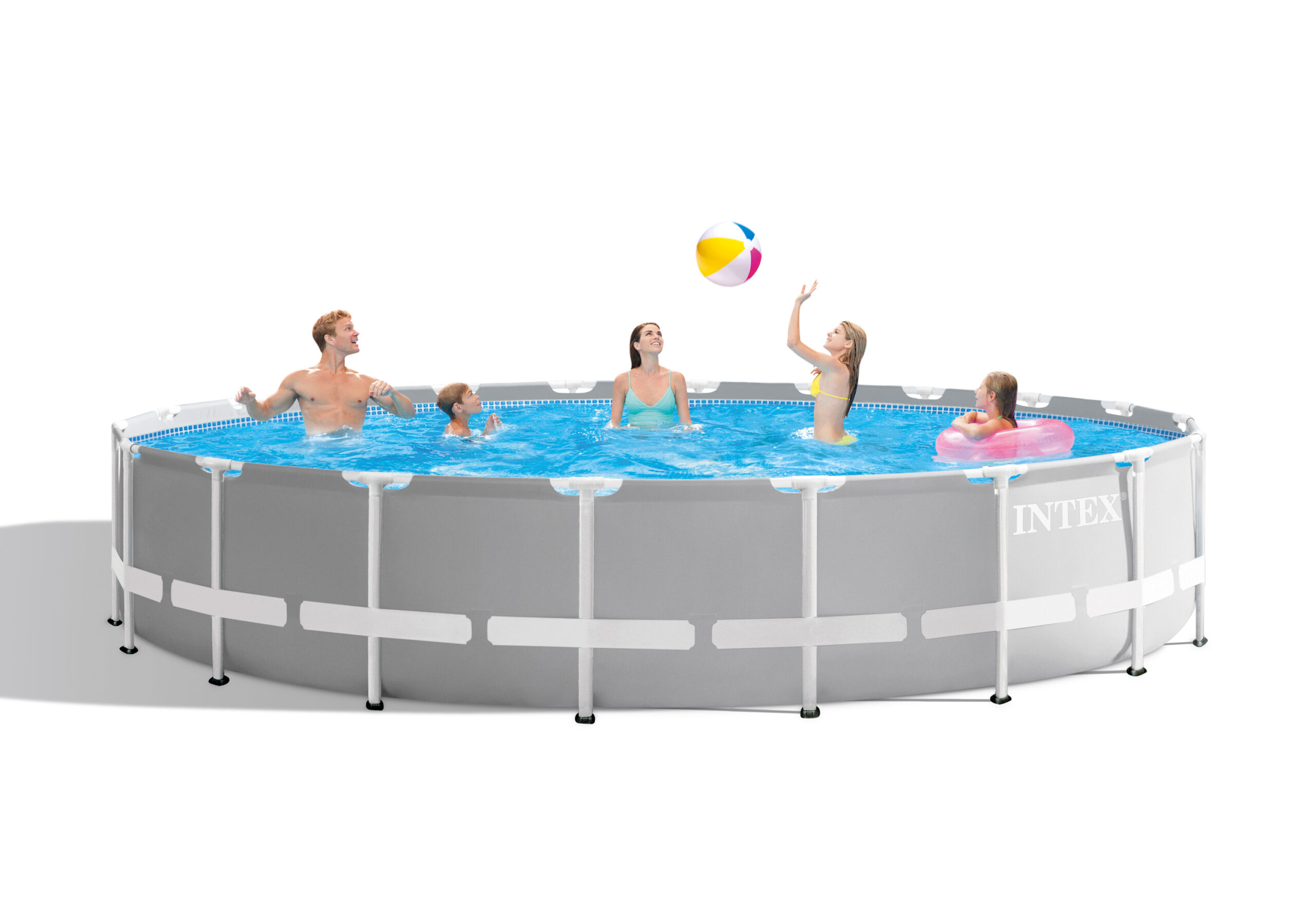 Intex Prism Frame zwembad Ø 610 x 132 cm – met filterpomp en accessoires