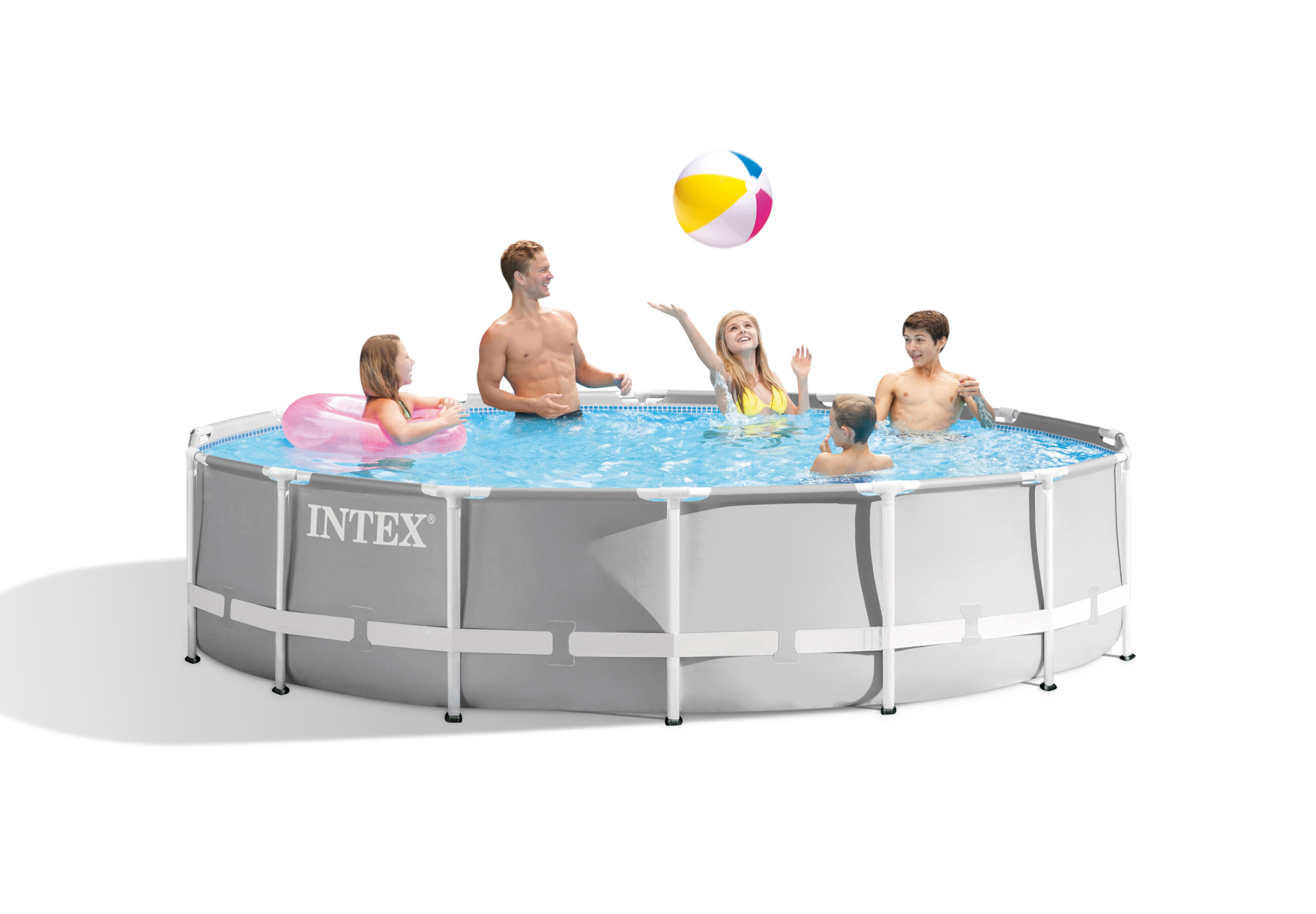 Intex Prism Frame zwembad Ø 427 x 107 cm – met filterpomp en accessoires