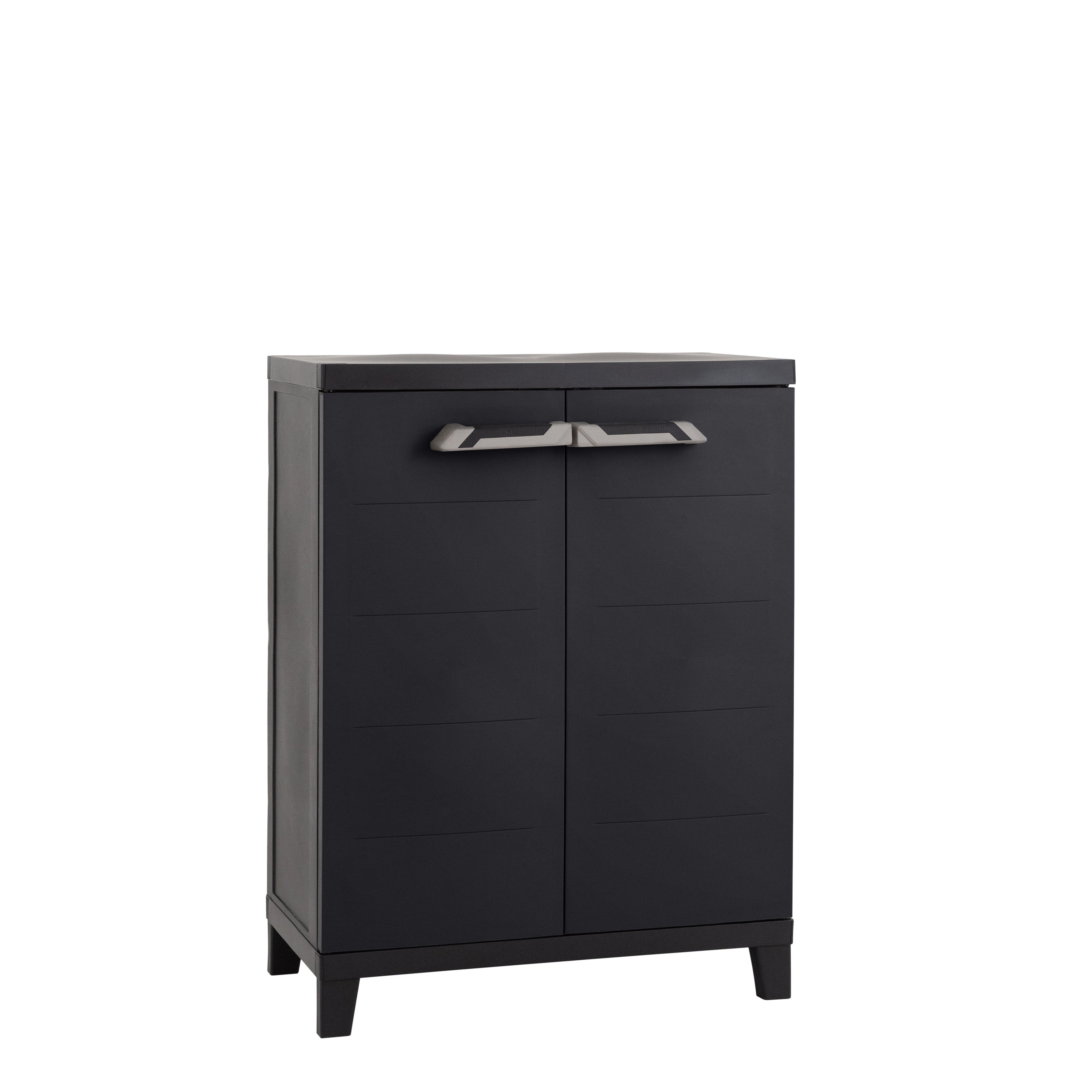 Toomax Prime opbergkast laag - Antraciet 