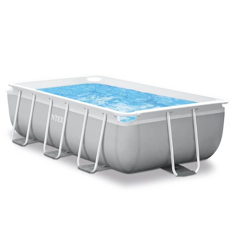 Intex Prism Frame zwembad 300 x 175 x 80 cm met filterpomp en zwembadtrap | 300 x 175 x 80 cm | 26784GN