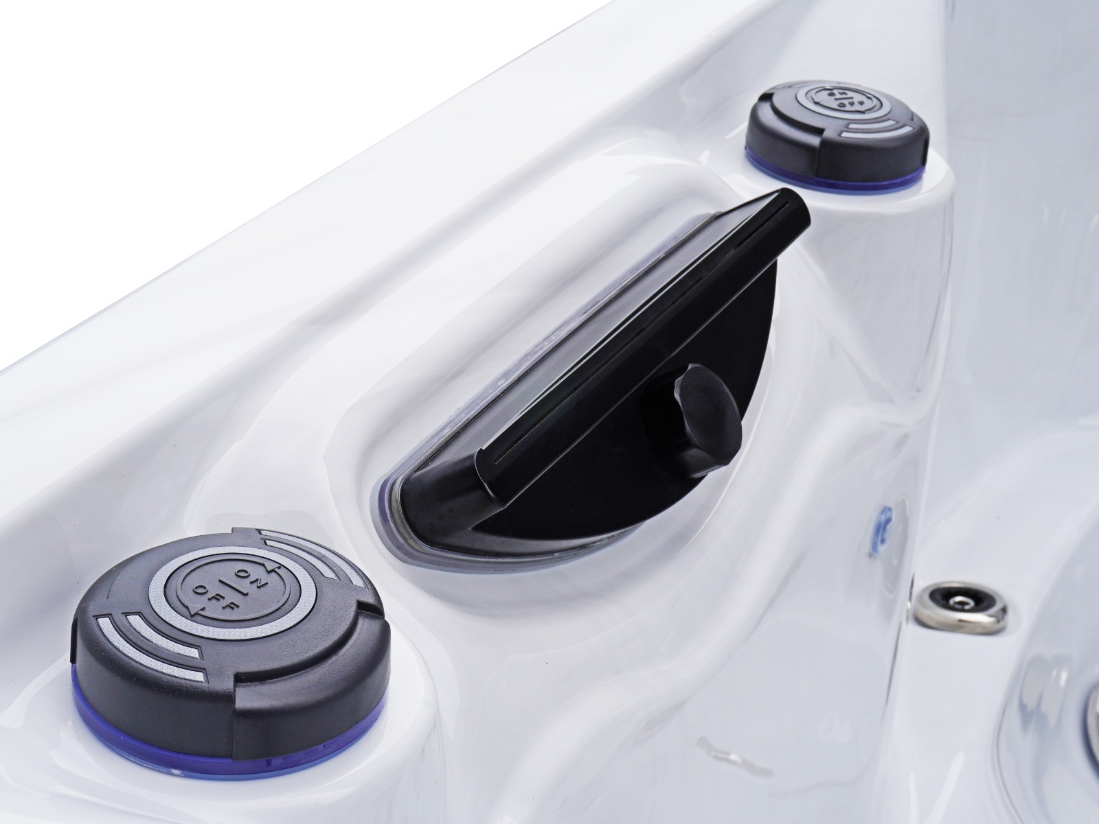 Orion Treasure spa X4 - 5 persoons - Lichtgrijs - Plug and Play