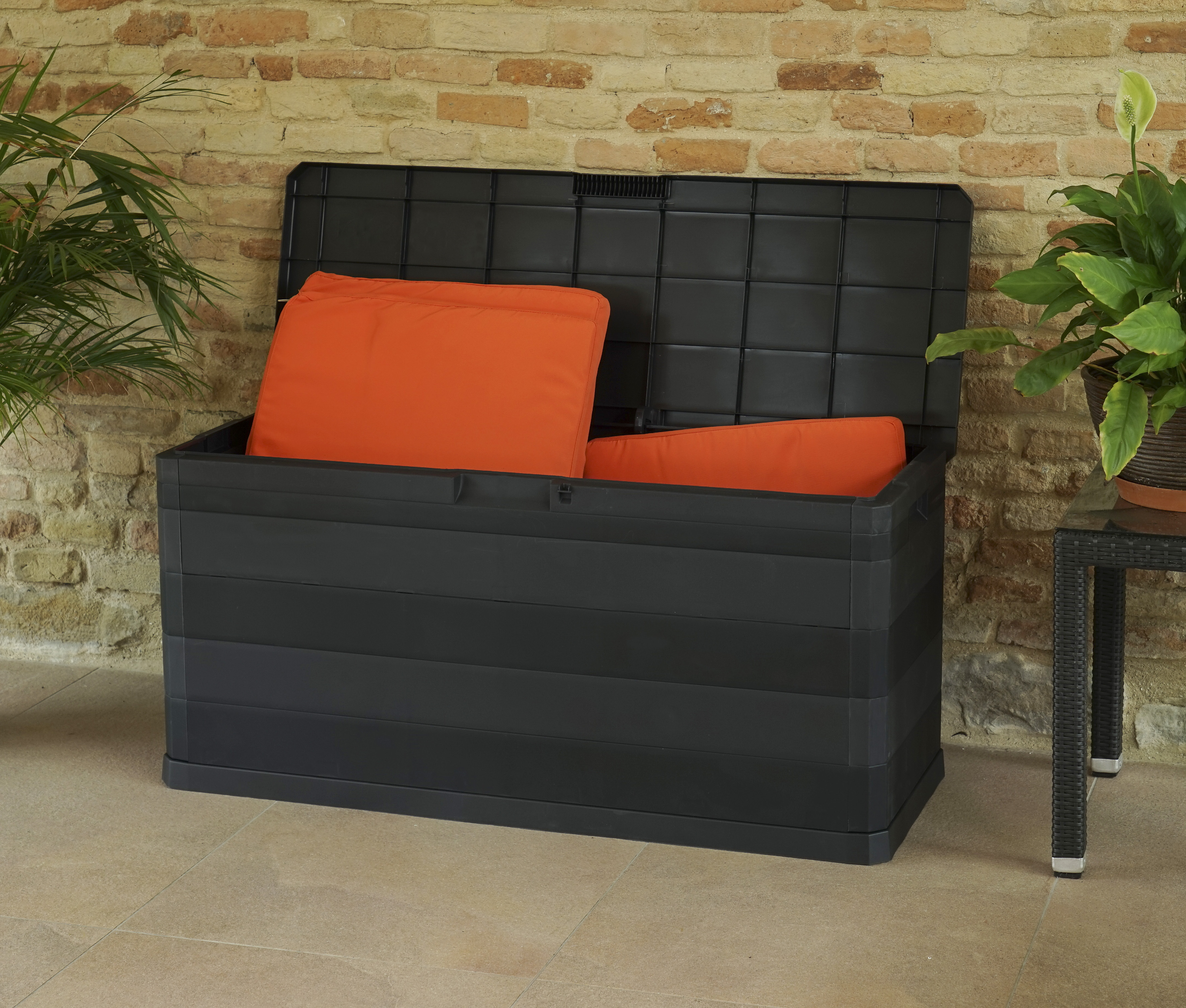 Toomax Elegance opbergbox - 280L - antraciet Toomax Elegance opbergbox - 280L - antraciet