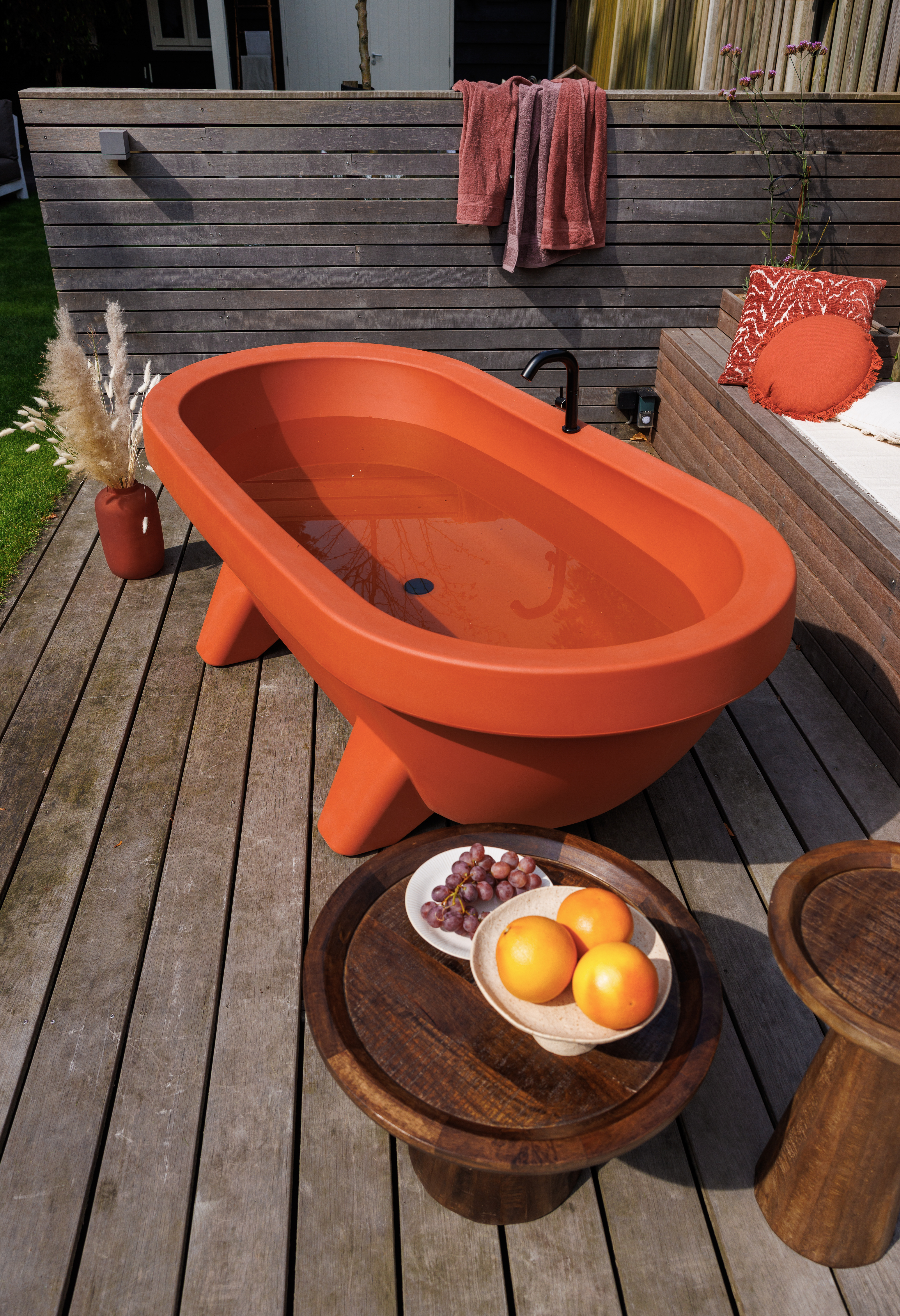 Gardentub tuinbad - Terracotta