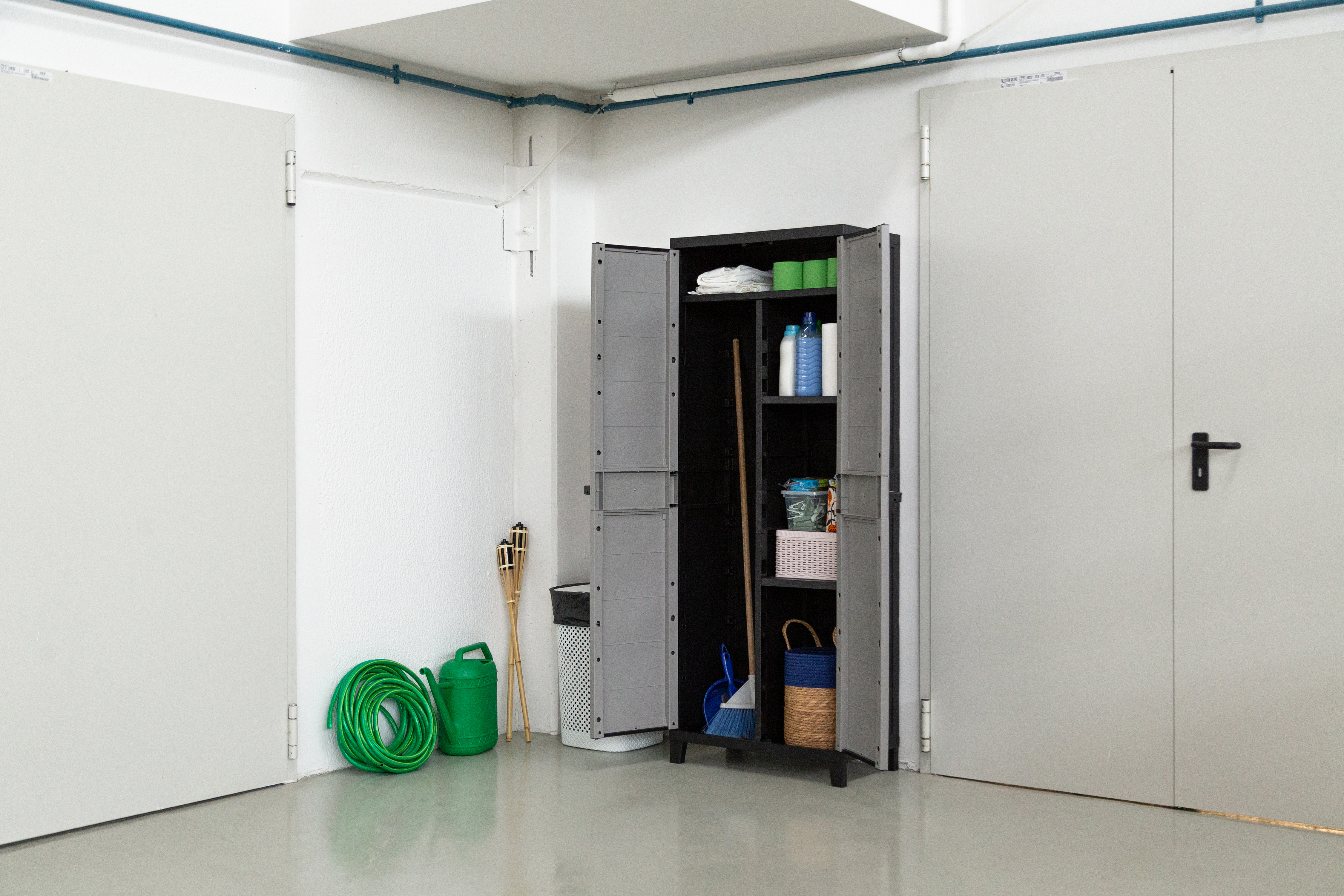 Toomax Prime Utility opbergkast hoog - Antraciet/grijs