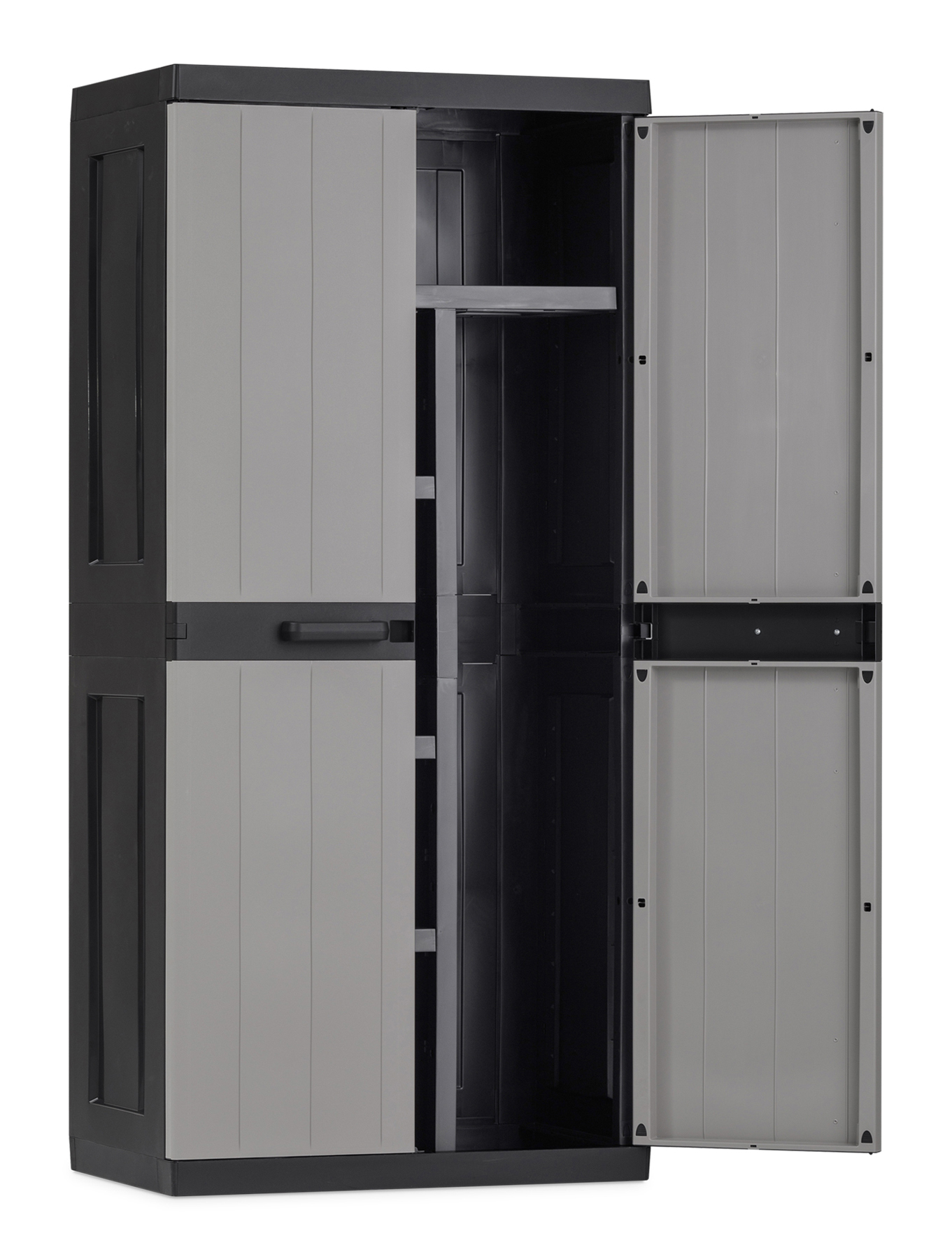Toomax Bios Mega utility opbergkast hoog - lichtgrijs/antraciet Toomax Bios Mega utility opbergkast hoog - lichtgrijs/antraciet