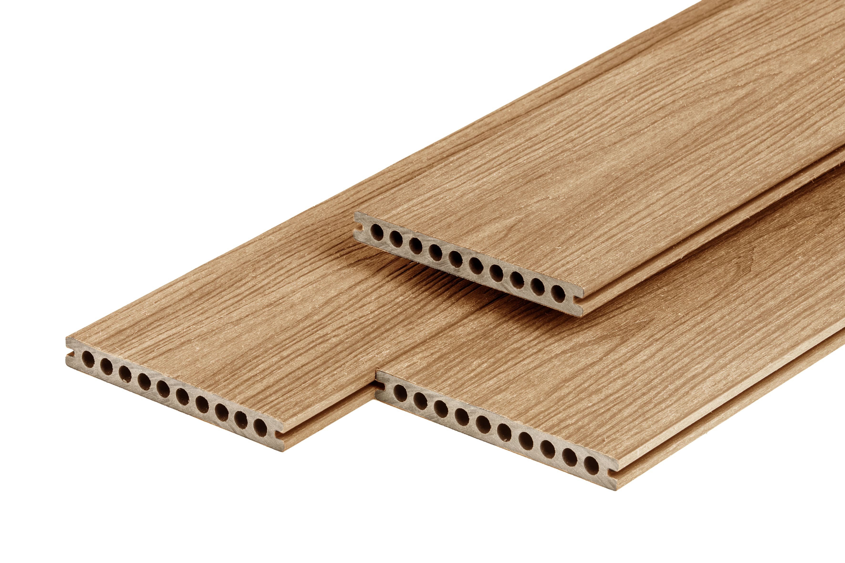 PuraShield vlonderplank composiet - 400 cm - Semi-massief - Voor clips - 21 cm breed - Cedar