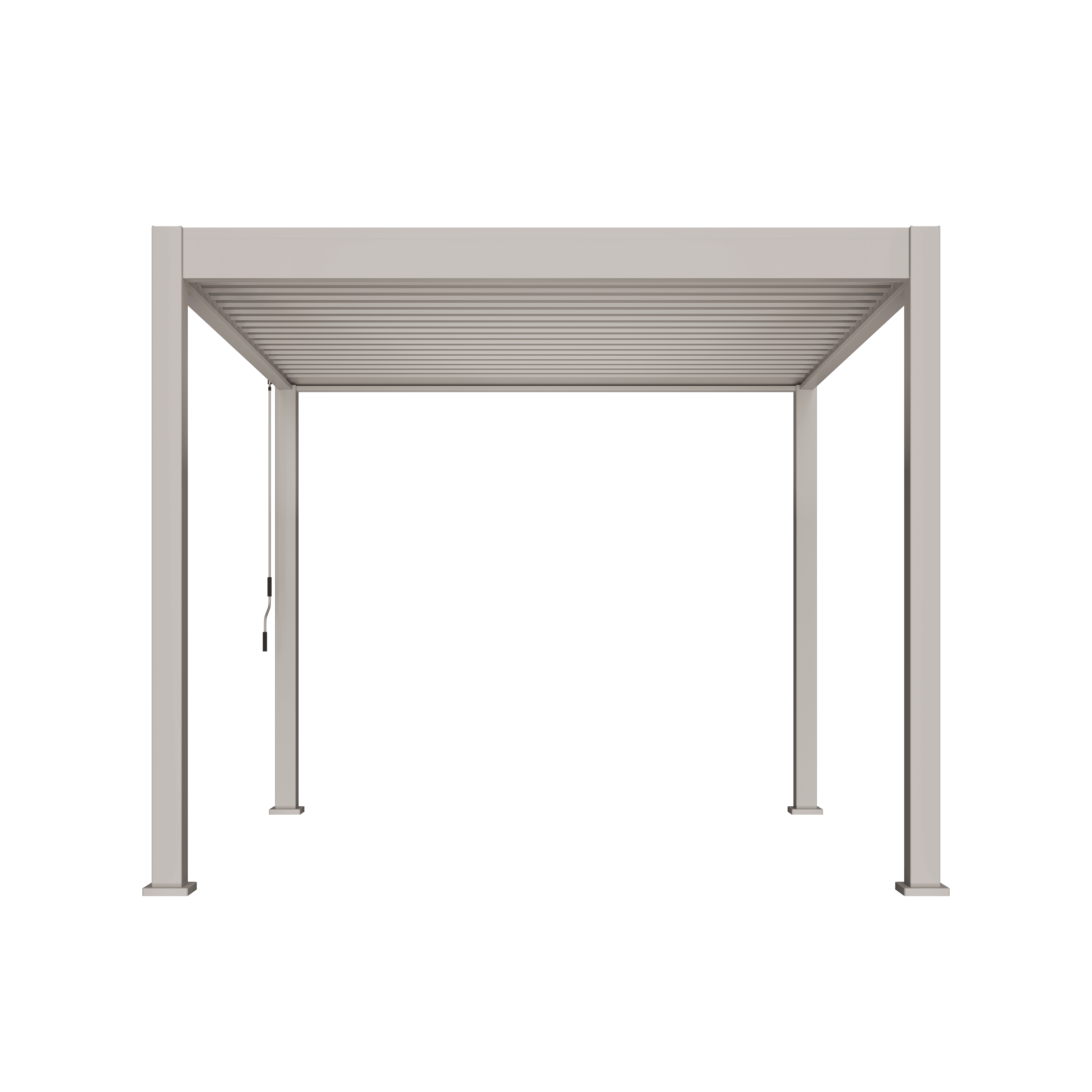 Orion Deluxe overkapping - 300x300 cm - Kiezelgrijs