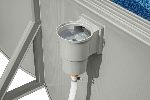 Bestway Hydrium metalen zwembad 610 x 360 x 120 cm - met zandfilterpomp en accessoires