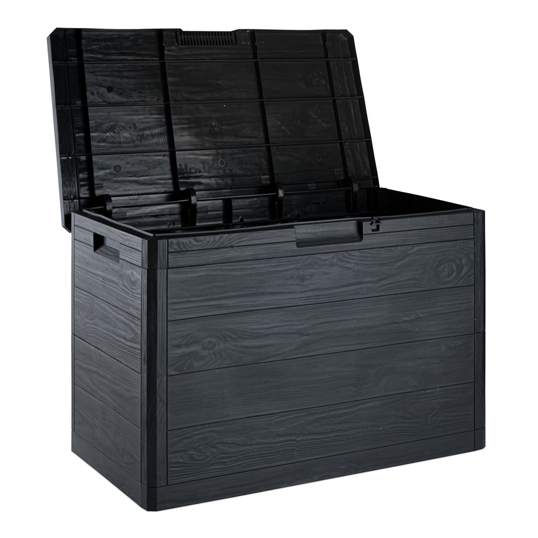 Toomax Woody's opbergbox - 160 liter - antraciet Toomax Woody's opbergbox - 160 liter - antraciet