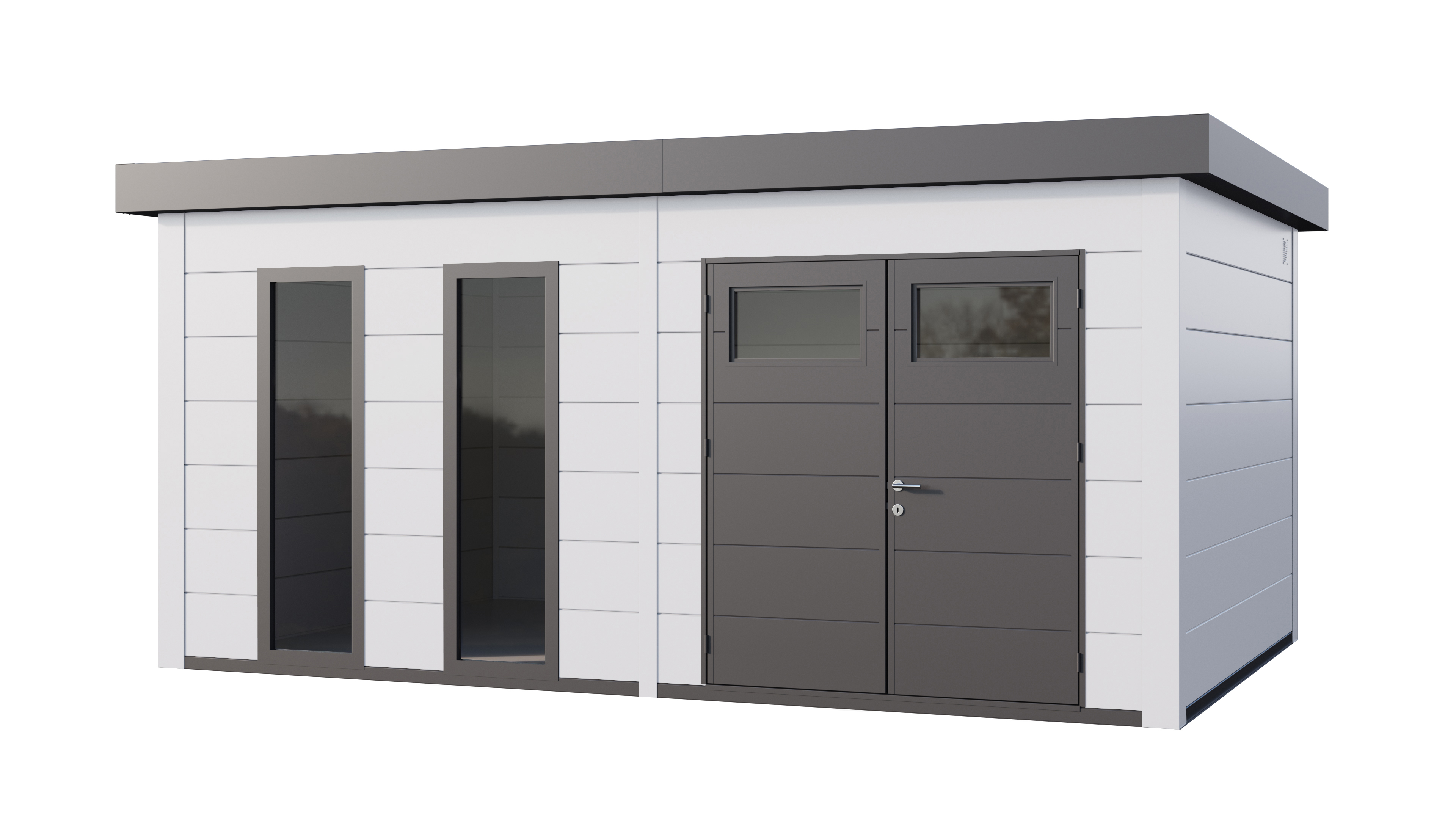 Telluria Classico plus 5436 metalen tuinhuis - 538 x 358 cm - wit