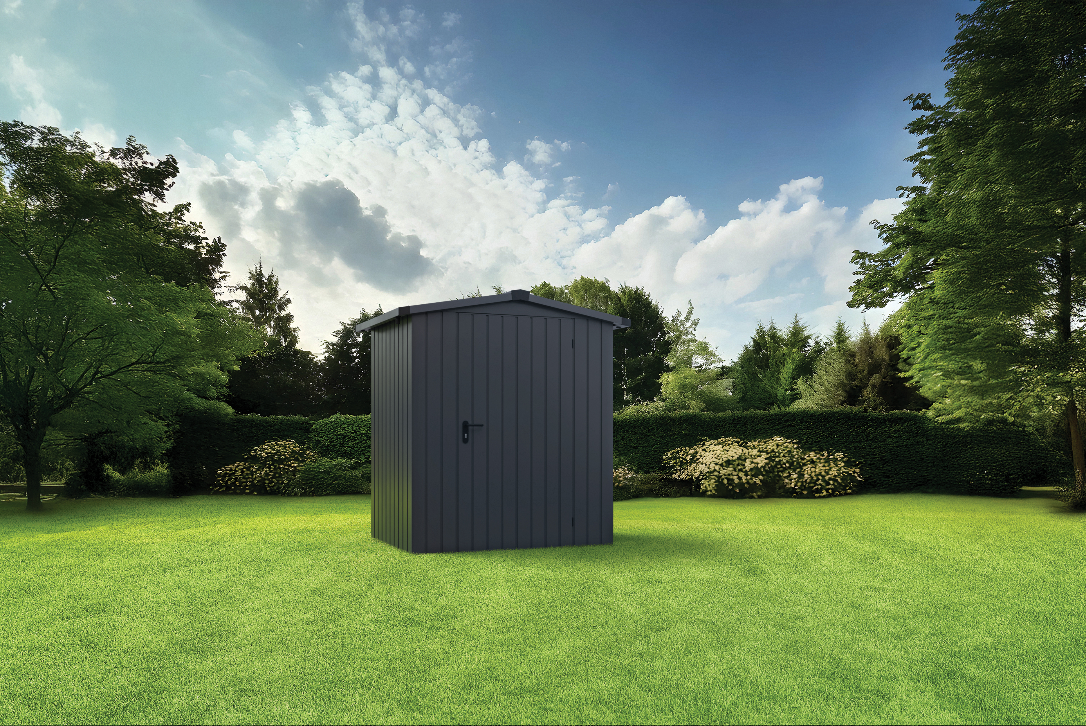 EcoStar Euroline Hörmann Tuinhuis - 214x166 cm - Antraciet