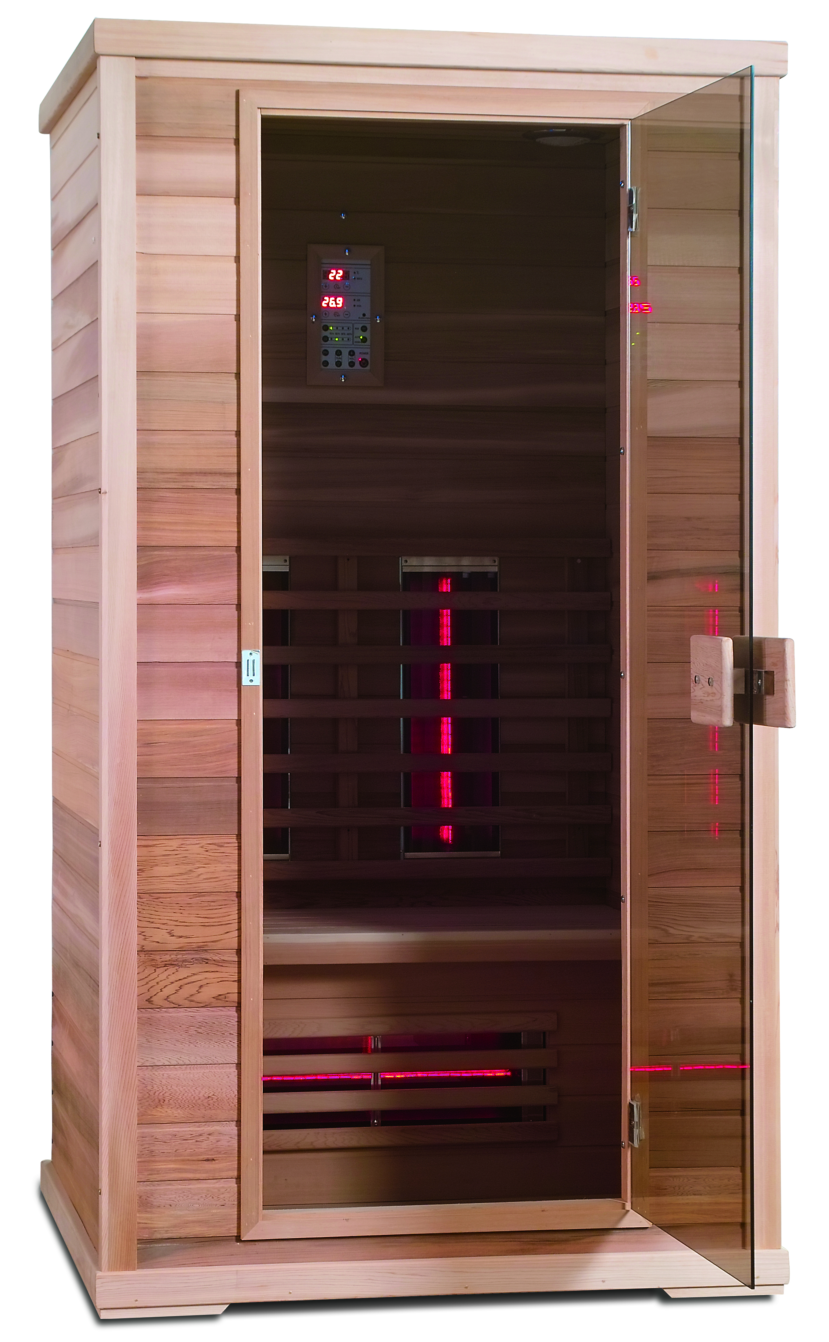 Novum Health Company 2 - Tweepersoons infrarood sauna - met DUO stralers