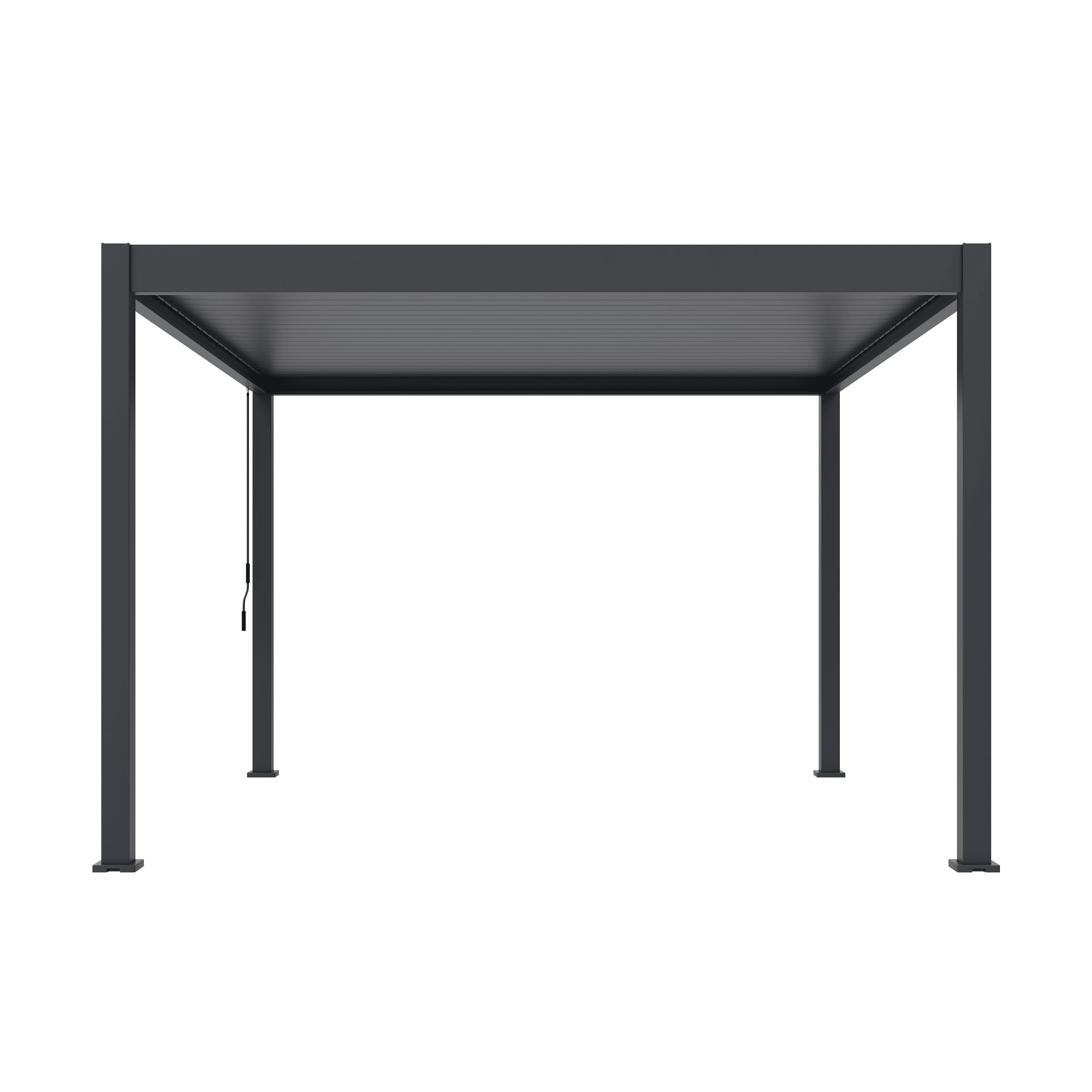 Orion Deluxe overkapping - 360x400 cm - Antraciet