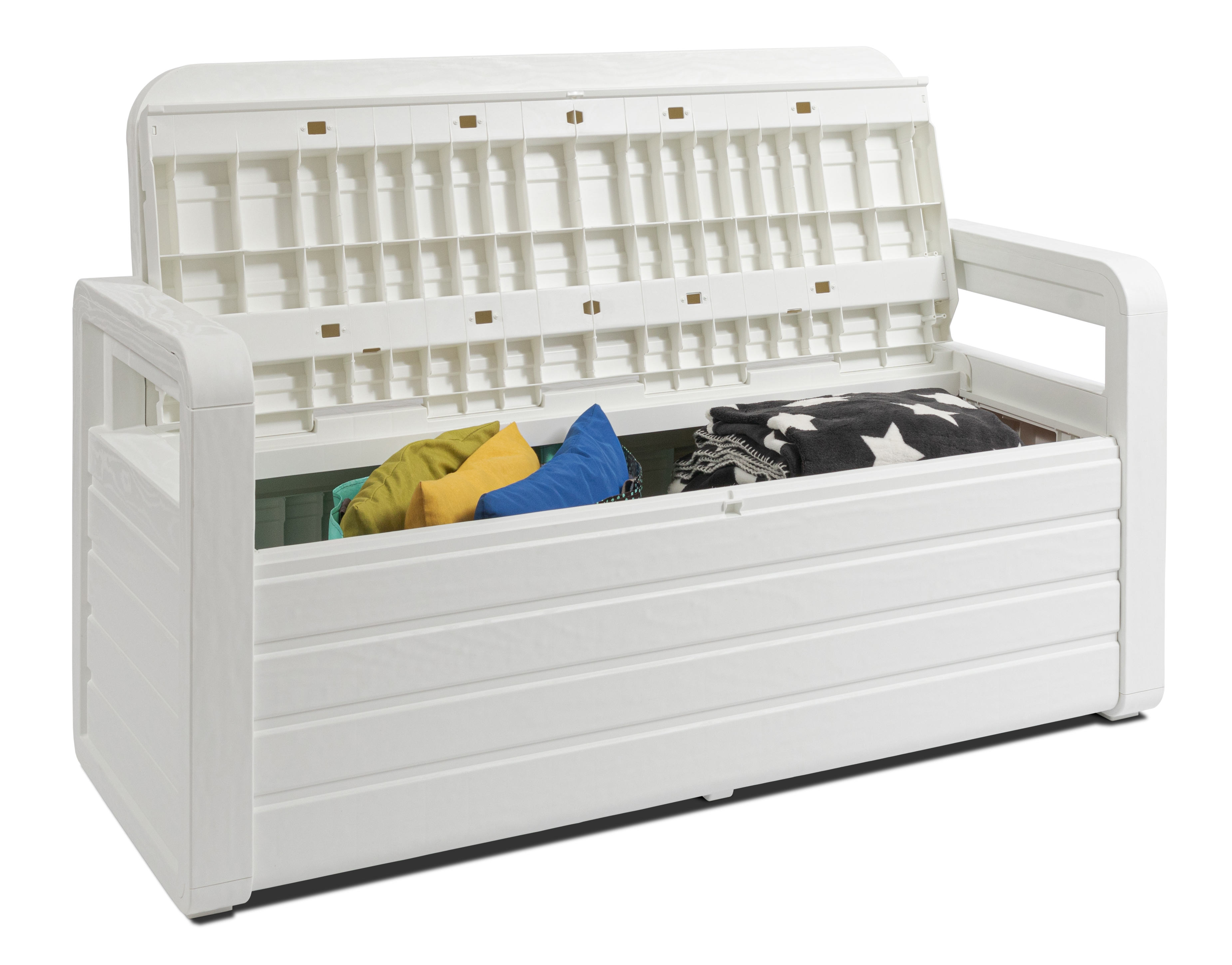 Toomax Foreverspring bench opbergbox - 263L - wit